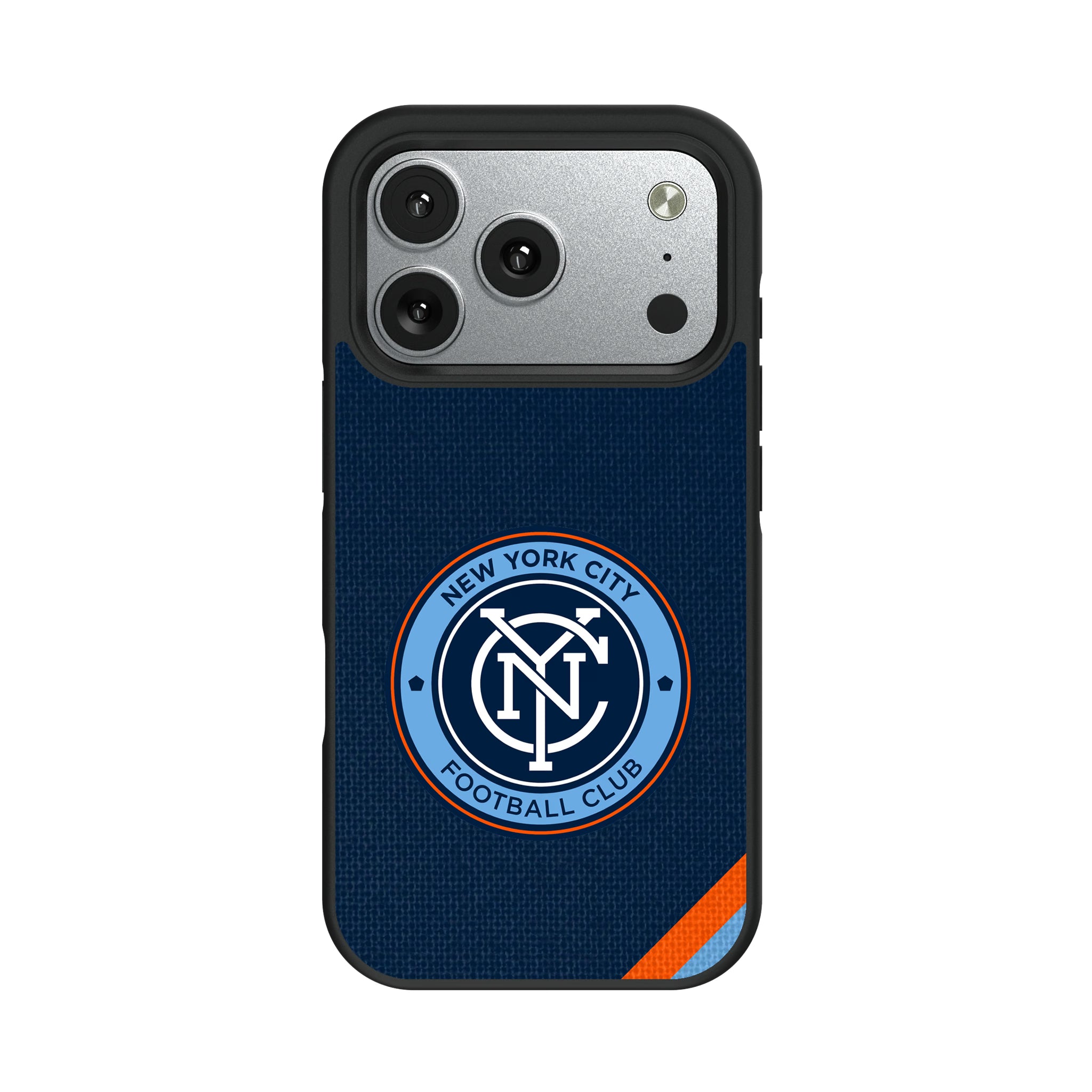 New York City FC Diagonal Stripe iPhone Bump Phone Case for Apple iPhone#Device_iPhone 17 Pro