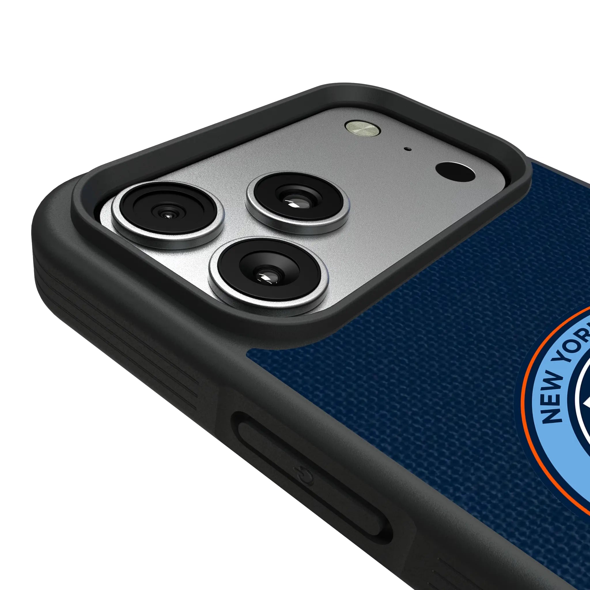 New York City FC Diagonal Stripe iPhone Bump Phone Case for Apple iPhone - Detail#Device_iPhone 17 Pro Max