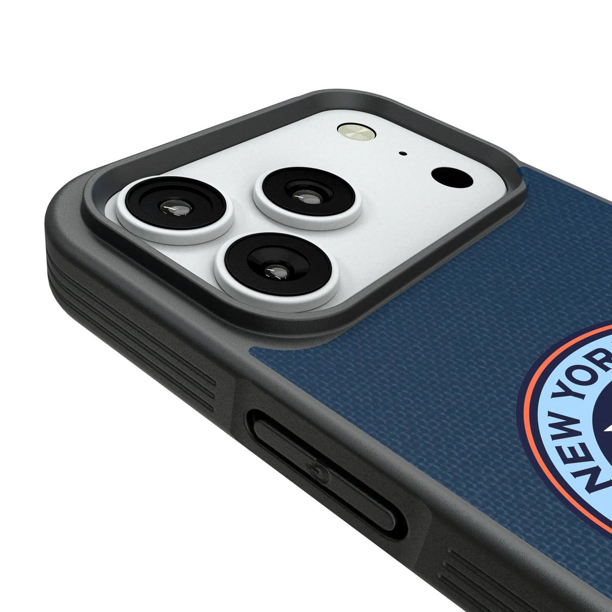 New York City FC Diagonal Stripe iPhone Bump Phone Case for Apple iPhone - Detail#Device_iPhone 18 Pro