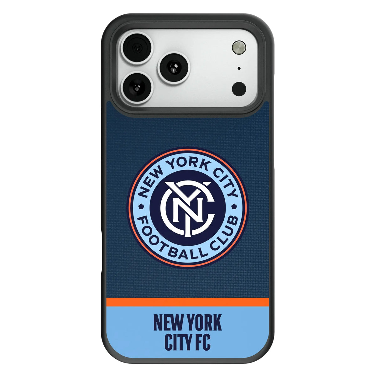 New York City FC Endzone Solid Bump Phone Case for Apple iPhone