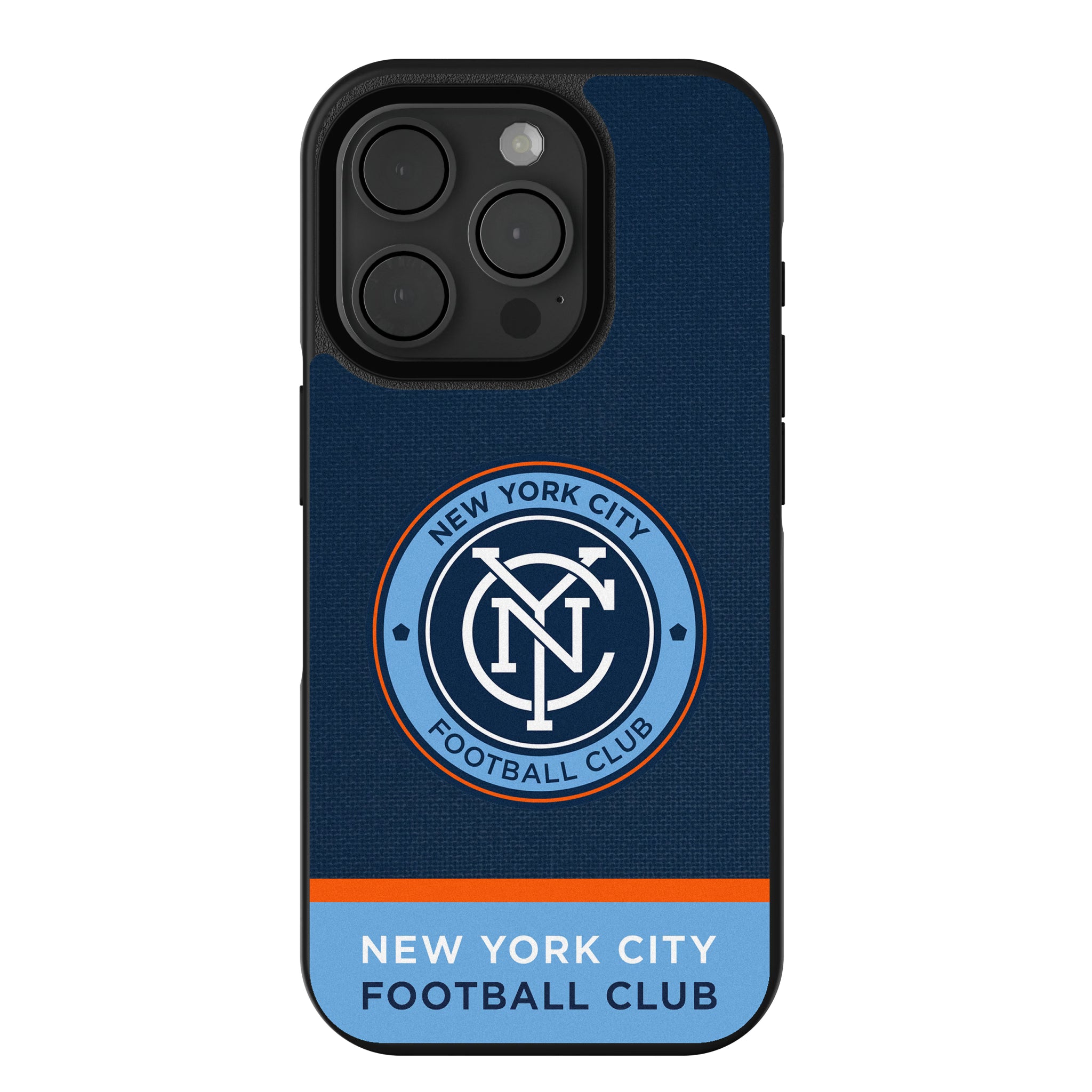 New York City FC Endzone Solid iPhone Bump Phone Case for Apple iPhone