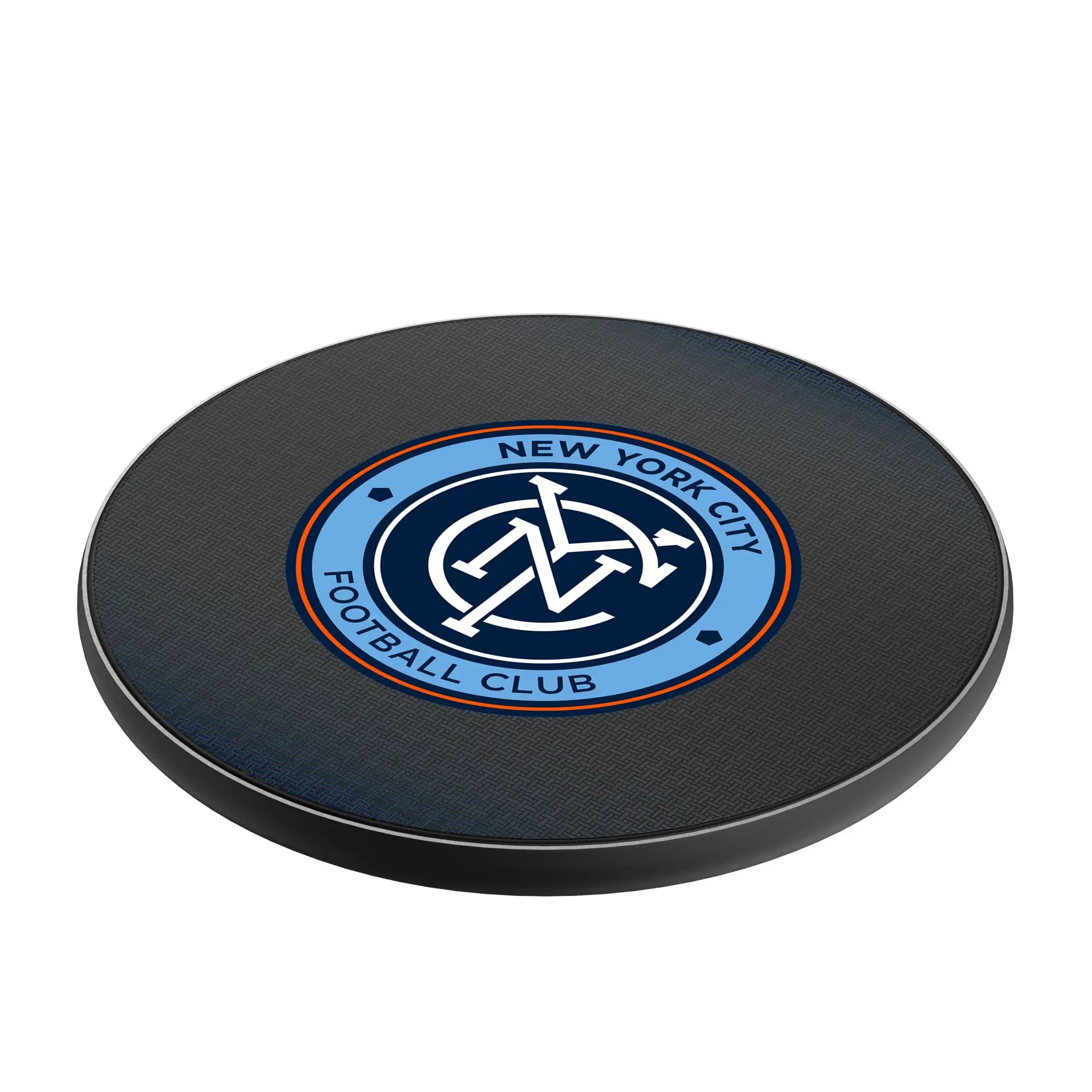 New York City FC Linen 15-Watt Wireless Charger - Isometric View