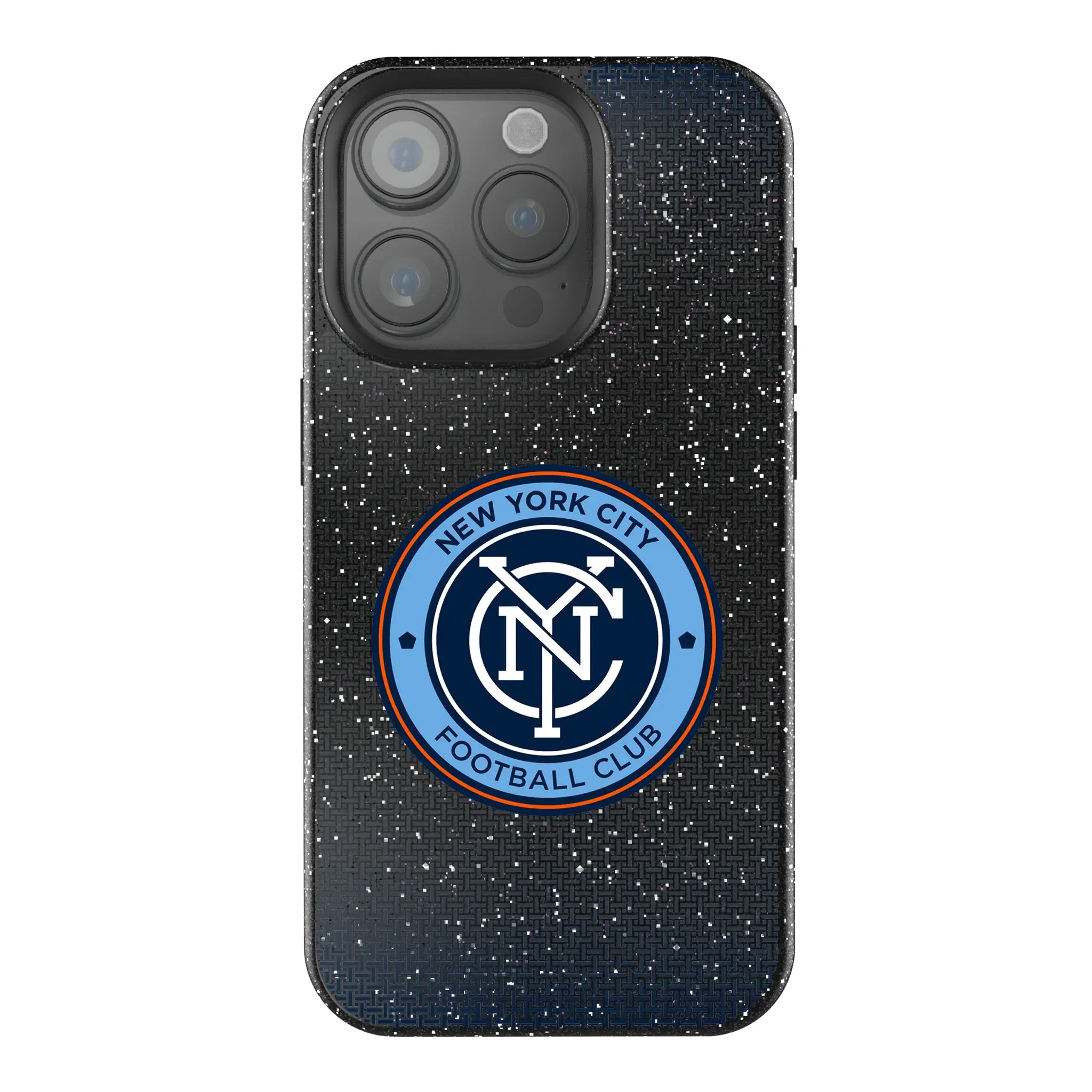New York City FC Linen iPhone Bling Phone Case for Apple iPhone