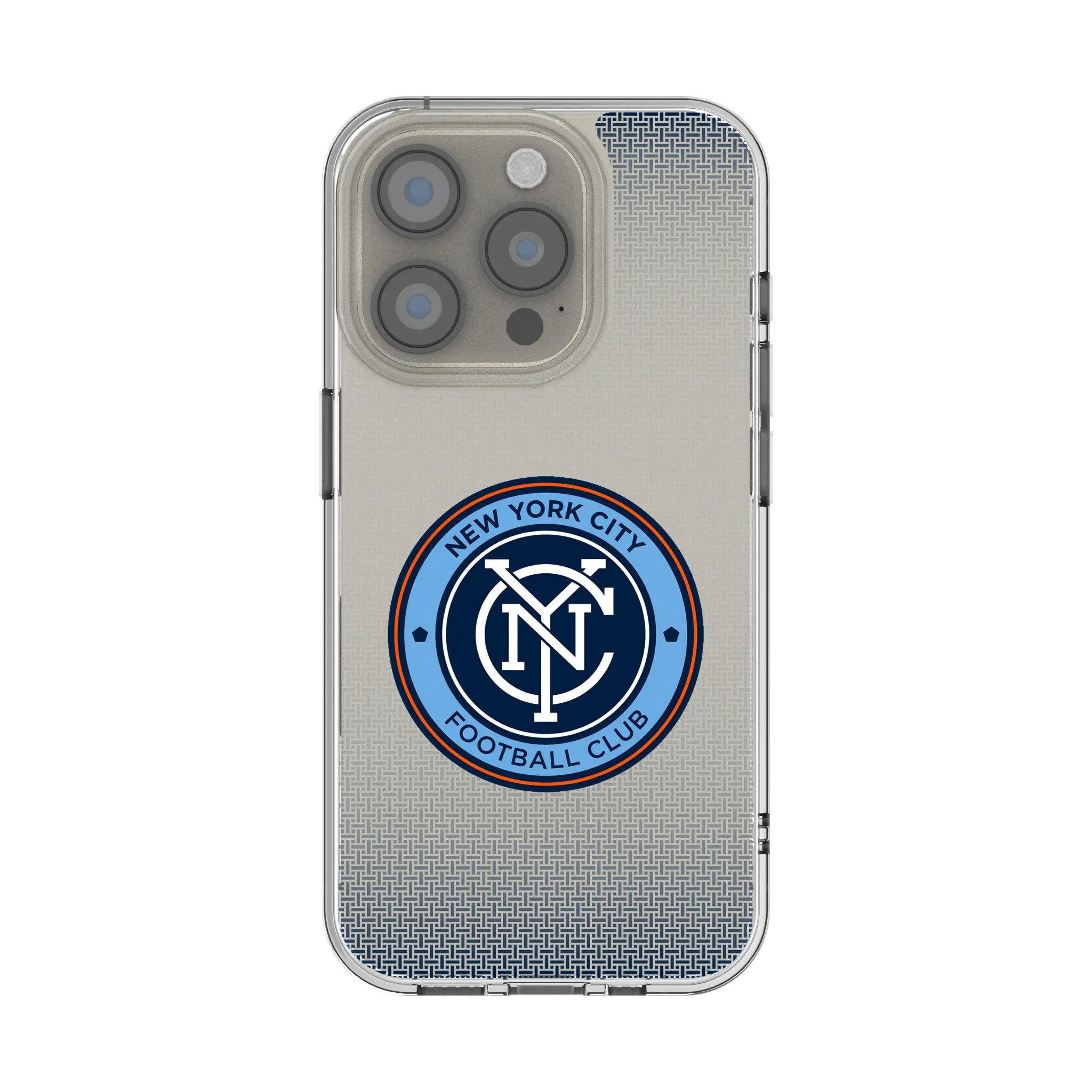New York City FC Linen iPhone Clear Phone Case for Apple iPhone