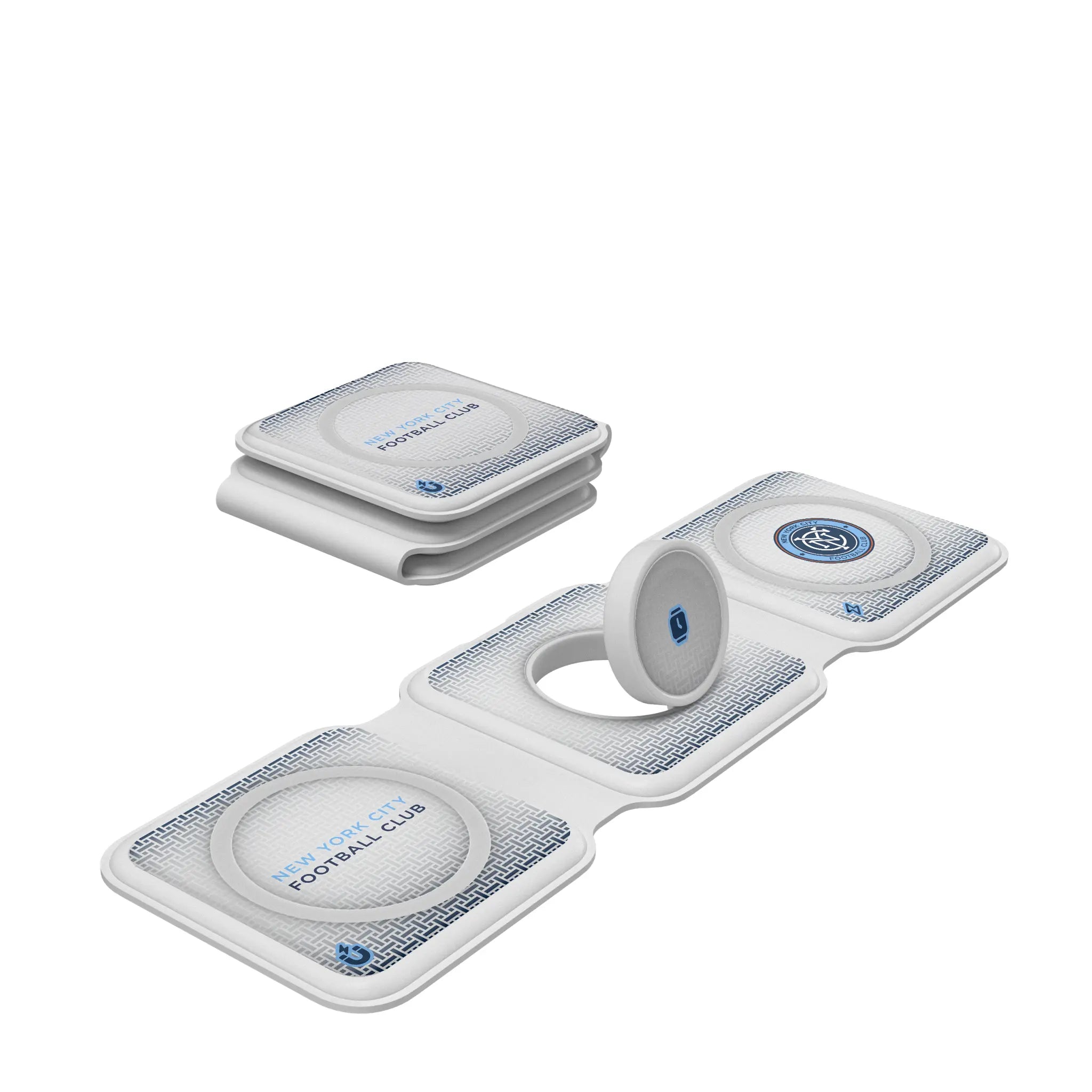 New York City FC Linen Foldable 3 in 1 Charger