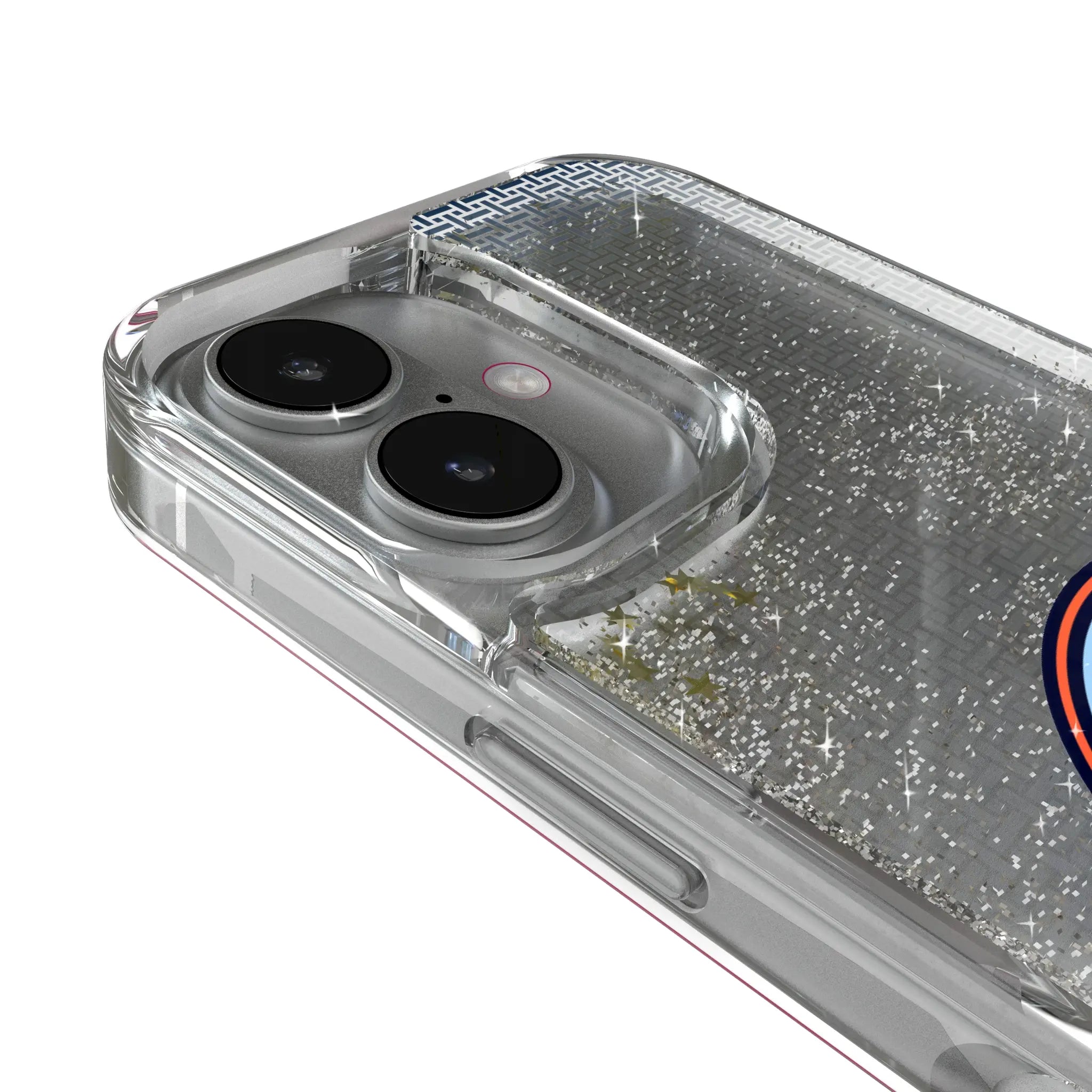 New York City FC Linen iPhone Glitter Phone Case for Apple iPhone - Detail