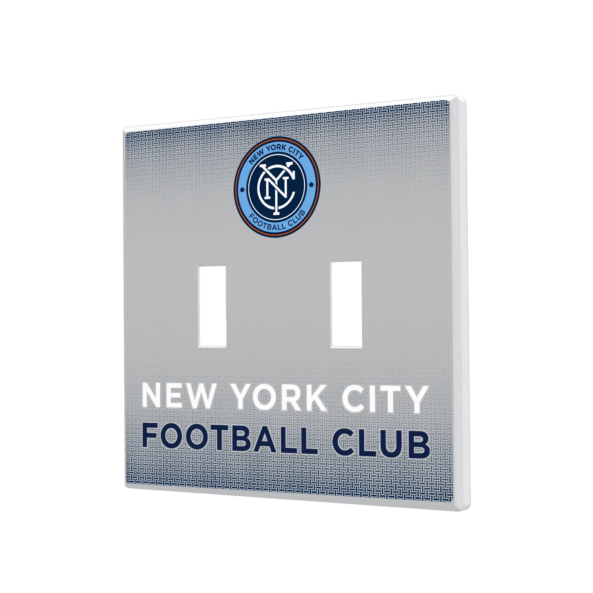 New York City FC Linen Hidden-Screw Light Switch Plate#Style_Double Toggle