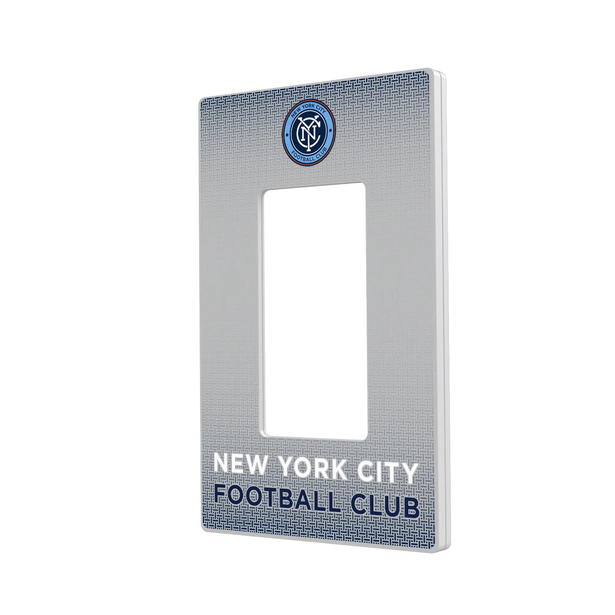 New York City FC Linen Hidden-Screw Light Switch Plate#Style_Single Rocker