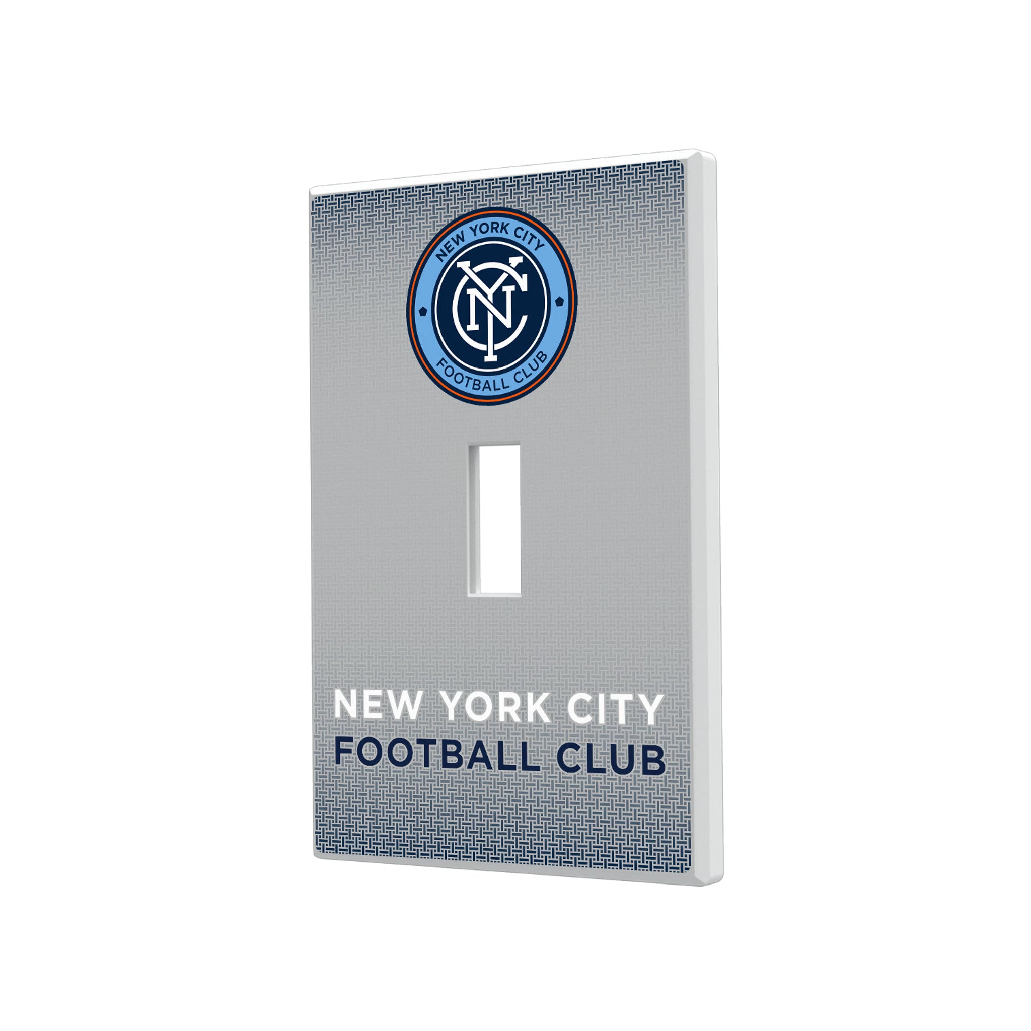 New York City FC Linen Hidden-Screw Light Switch Plate#Style_Single Toggle