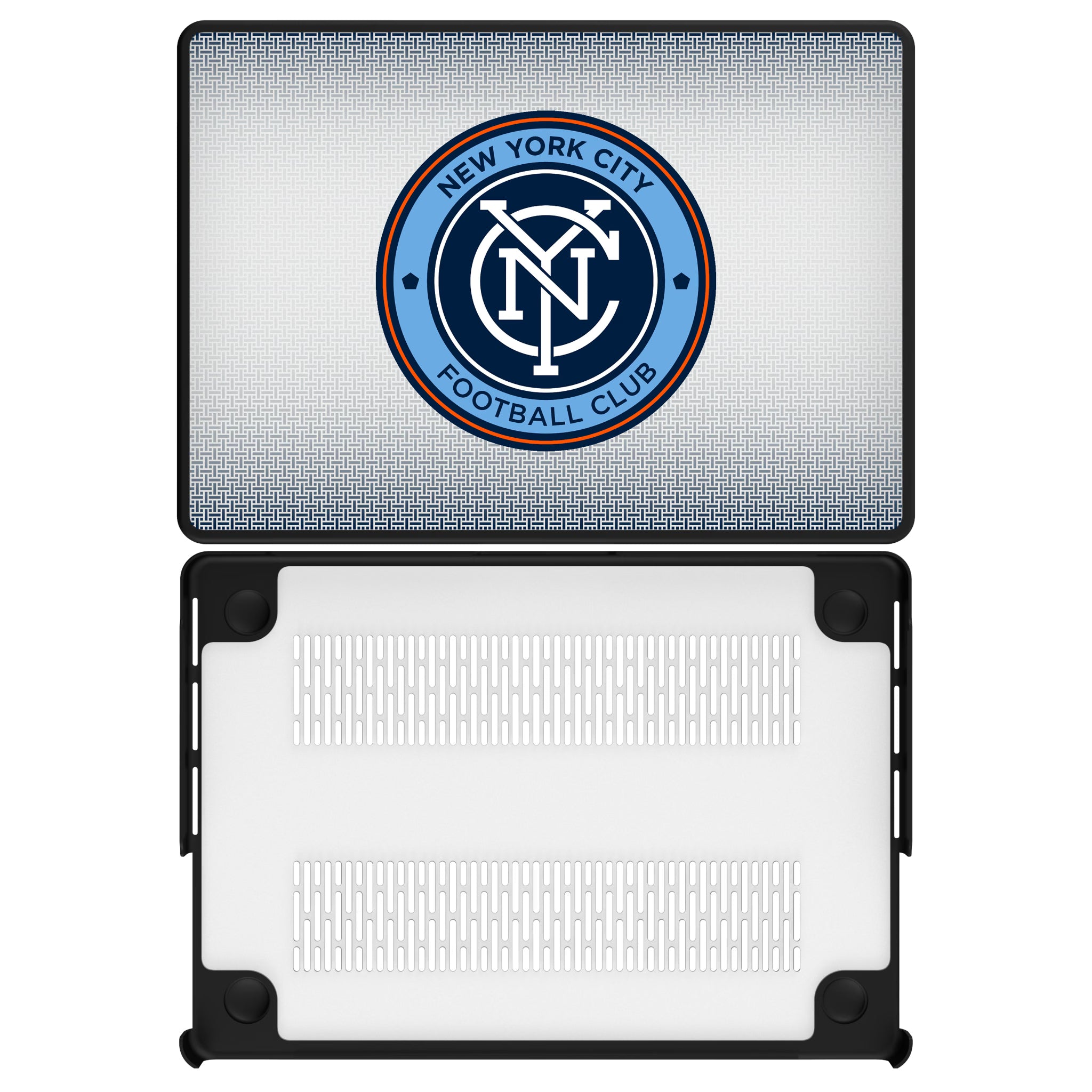 New York City FC Linen MacBook Laptop Case for Apple MacBook#Device_MacBook Pro (14-inch, 2021) / MacBook Pro (14-inch, 2023) / MacBook Pro (14-inch, 2024)