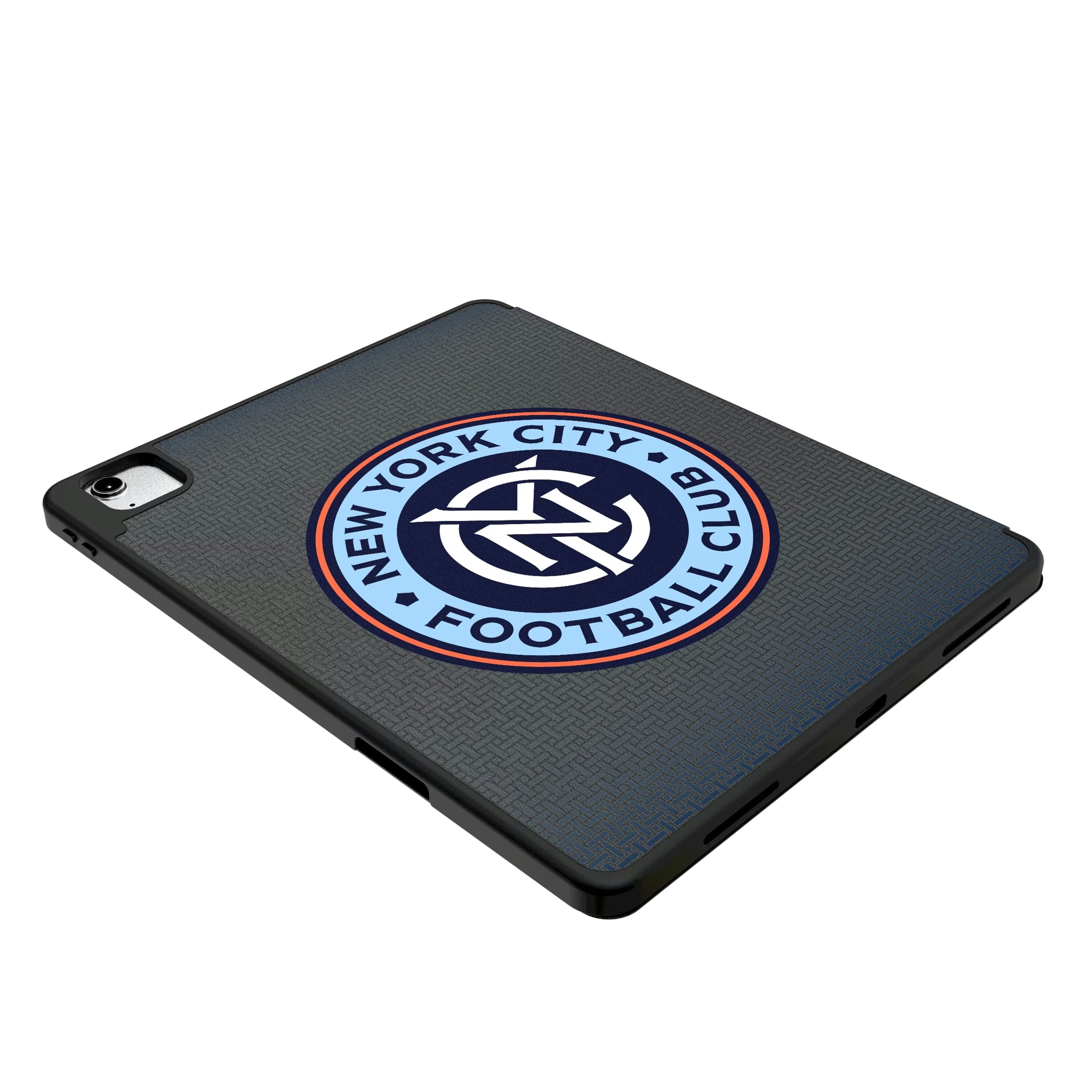 New York City FC Linen iPad Tablet Case for Apple iPad - Isometric View