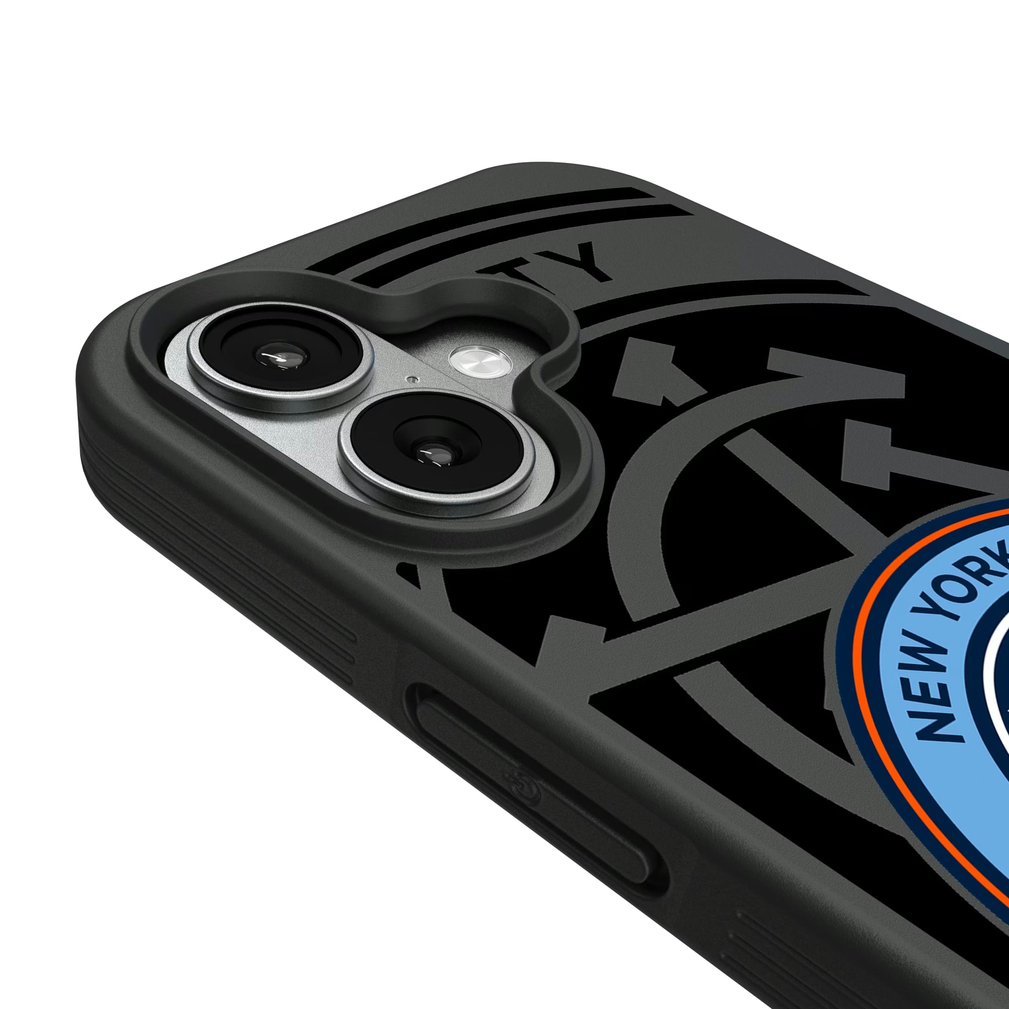 New York City FC Monocolor Tilt iPhone Bump Phone Case for Apple iPhone - Detail#Device_iPhone 17
