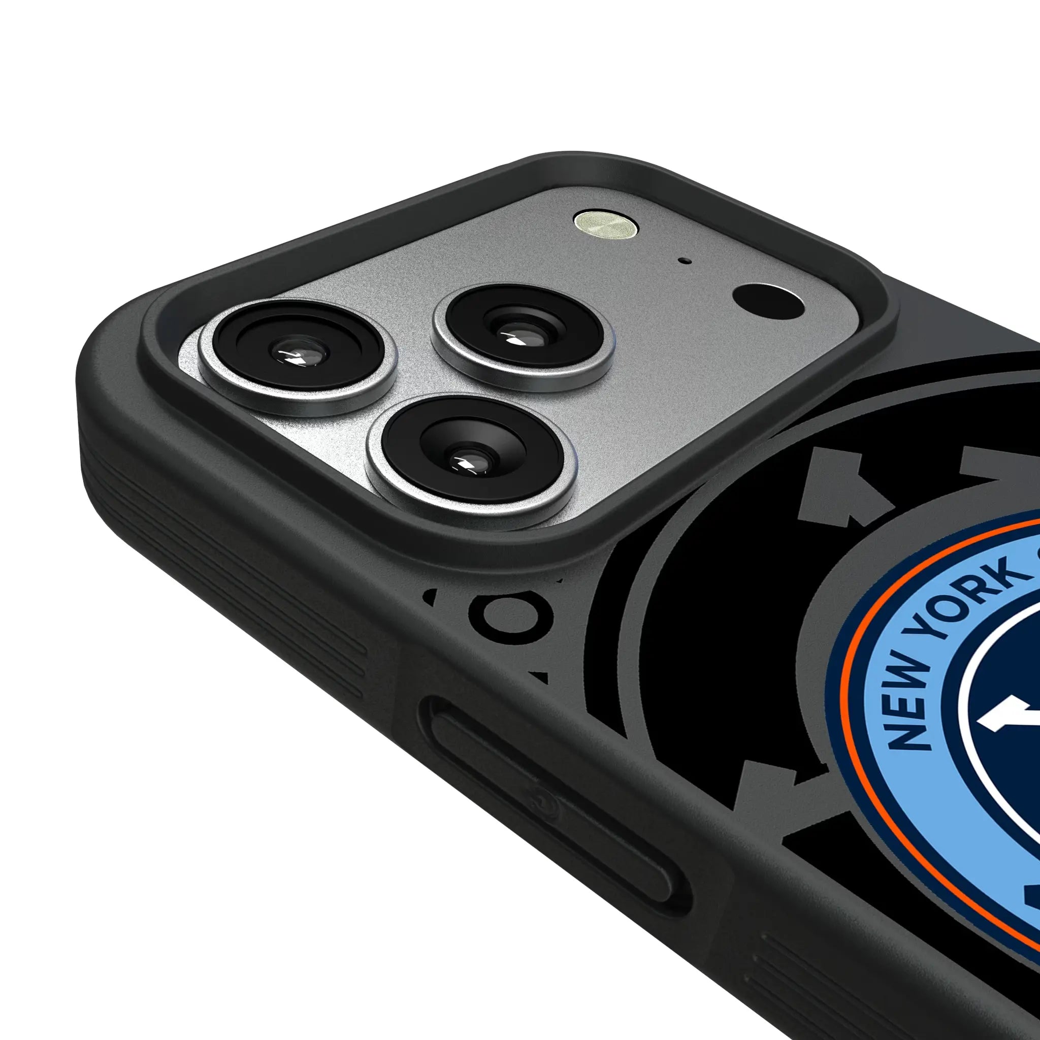 New York City FC Monocolor Tilt iPhone Bump Phone Case for Apple iPhone - Detail#Device_iPhone 17 Pro