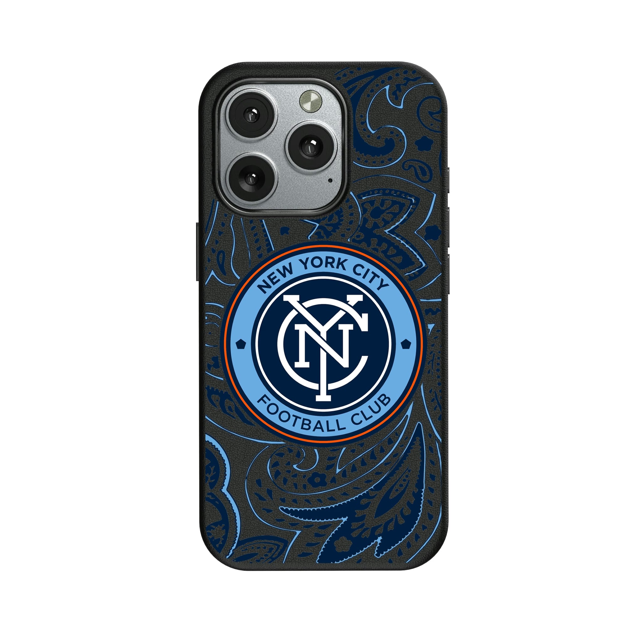 New York City FC Paisley iPhone MagSafe Compatible Phone Case for Apple iPhone