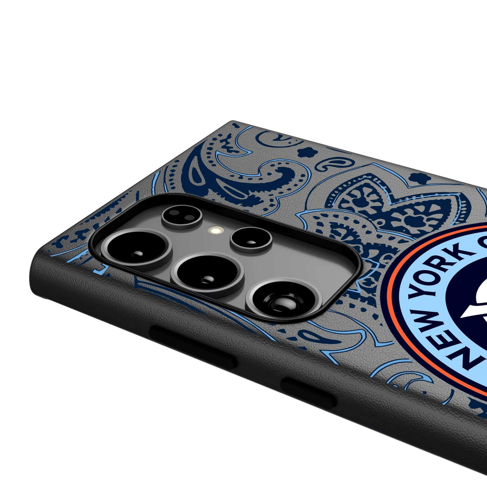 New York City FC Paisley Galaxy MagSafe Compatible Phone Case for Samsung Galaxy - Detail