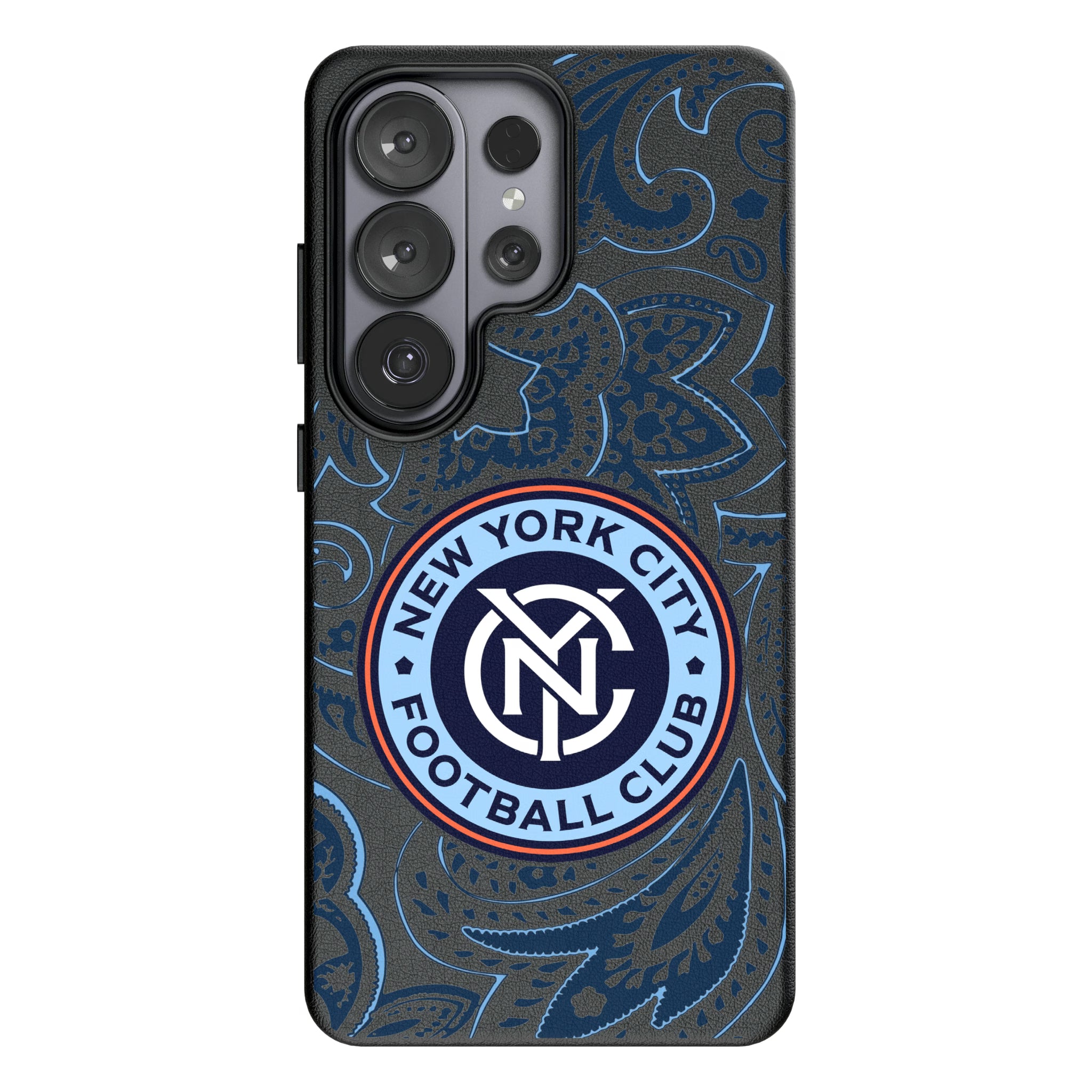 New York City FC Paisley Galaxy MagSafe Compatible Phone Case for Samsung Galaxy