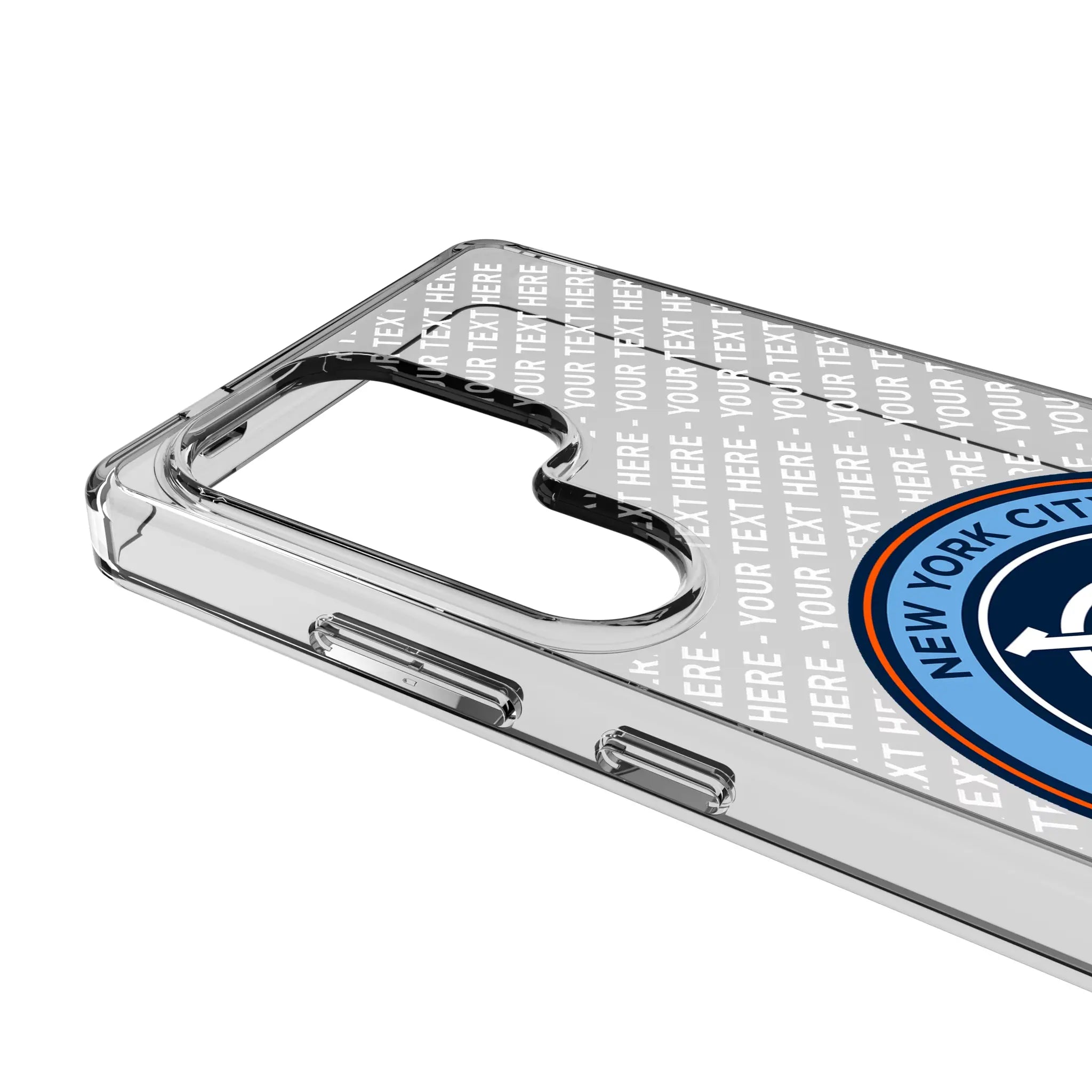 New York City FC Personalized EndZone Plus Galaxy Clear Phone Case for Samsung Galaxy - Detail