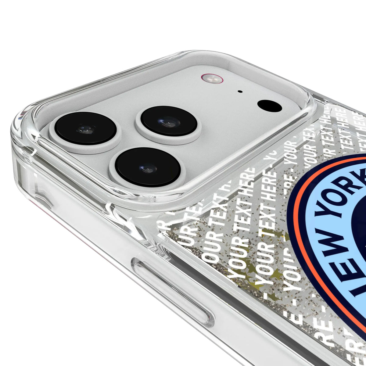 New York City FC Personalized EndZone Plus iPhone Glitter Phone Case for Apple iPhone - Detail#Device_iPhone 18 Pro Max