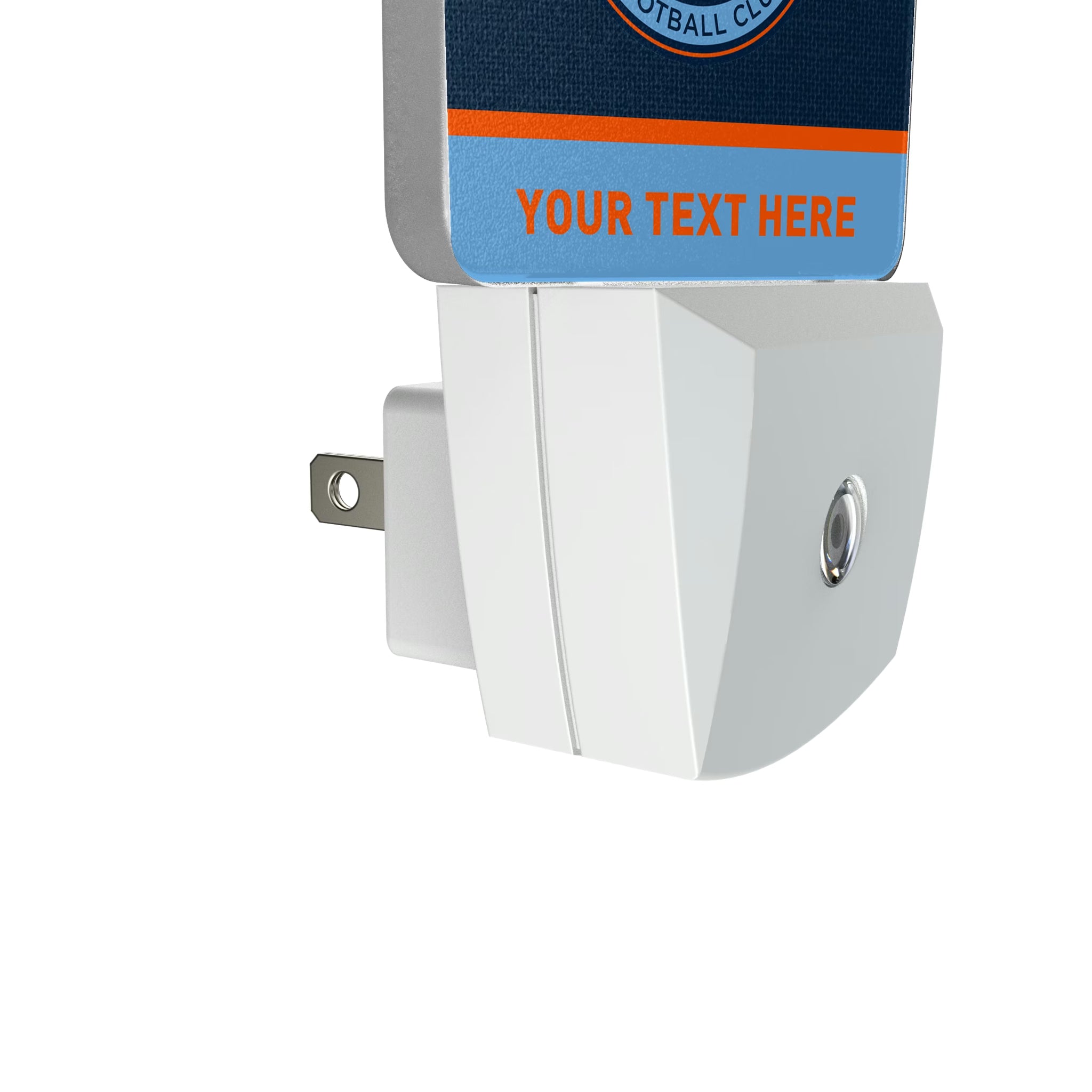 New York City FC Personalized Endzone Solid Night Light 2-Pack - Detail