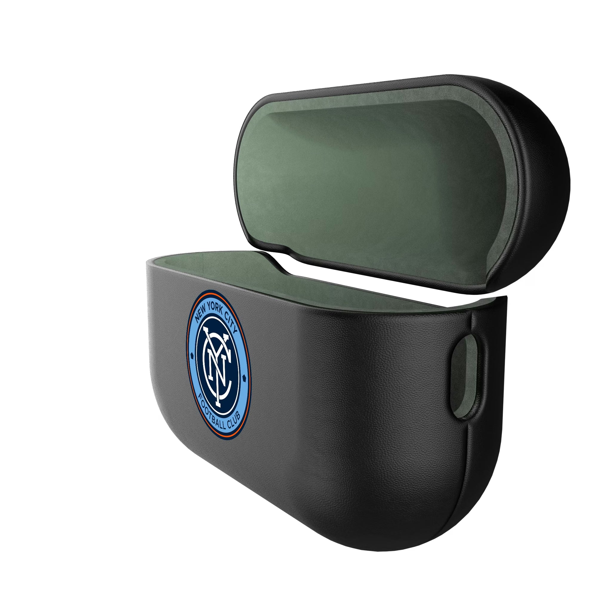 New York City FC Personalized Insignia AirPods AirPod Case Cover - Isometric View#Device_AirPods Pro 2nd Gen
