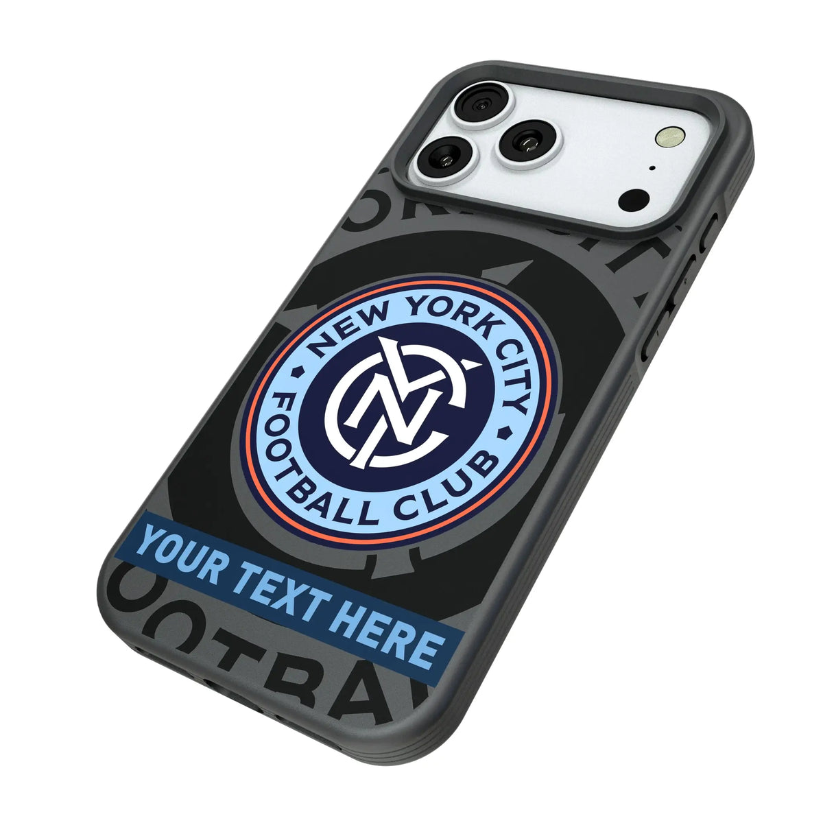 New York City FC Personalized Tilt iPhone Bump Phone Case for Apple iPhone - Isometric View#Device_iPhone 18 Pro Max