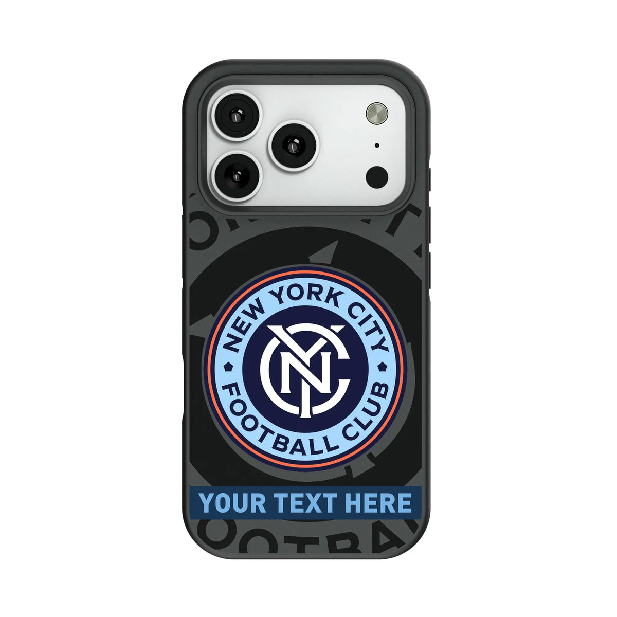 New York City FC Personalized Tilt Bump Phone Case for Apple iPhone
