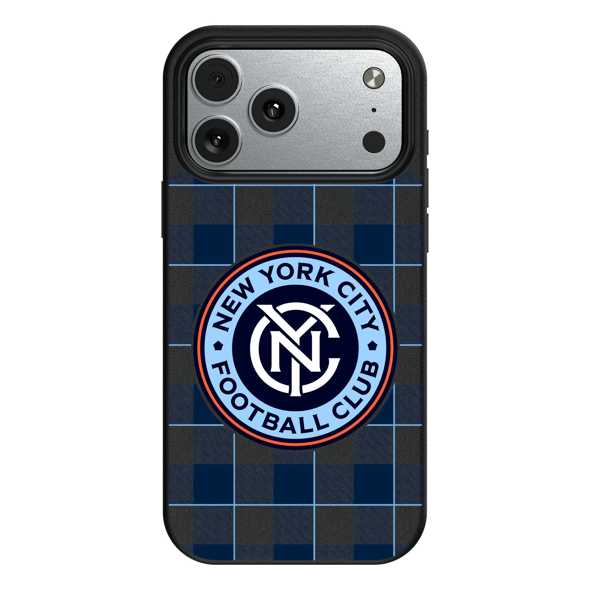 New York City FC Plaid iPhone MagSafe Compatible Phone Case for Apple iPhone#Device_iPhone 17 Pro Max