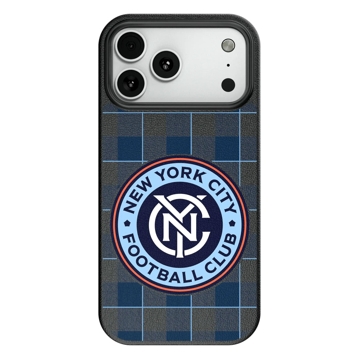 New York City FC Plaid MagSafe Compatible Phone Case for Apple iPhone