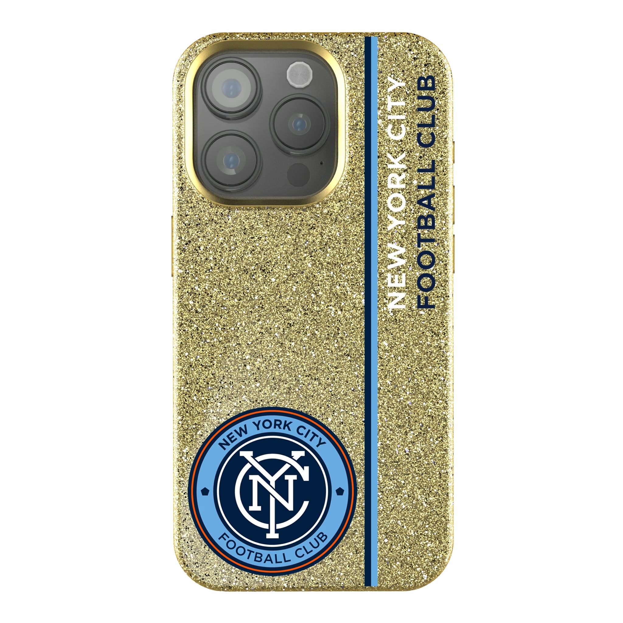 New York City FC Sidebar iPhone Bling Phone Case for Apple iPhone