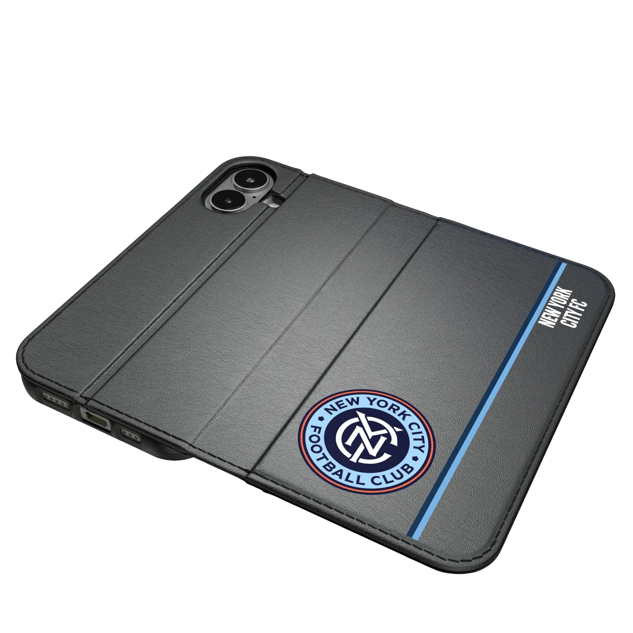 New York City FC Sidebar iPhone Folio Phone Case for Apple iPhone#Device_iPhone 17