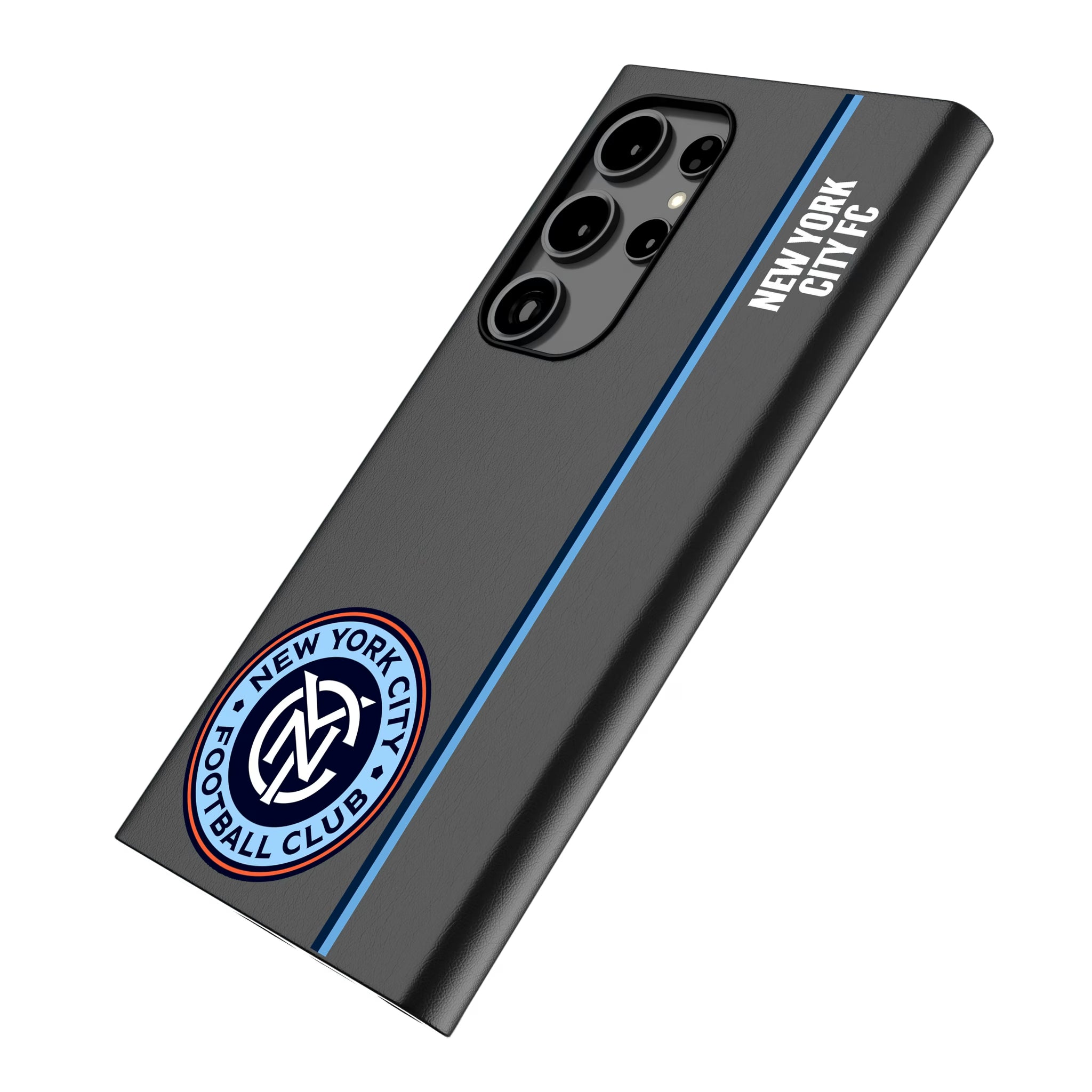 New York City FC Sidebar Galaxy MagSafe Compatible Phone Case for Samsung Galaxy - Isometric View