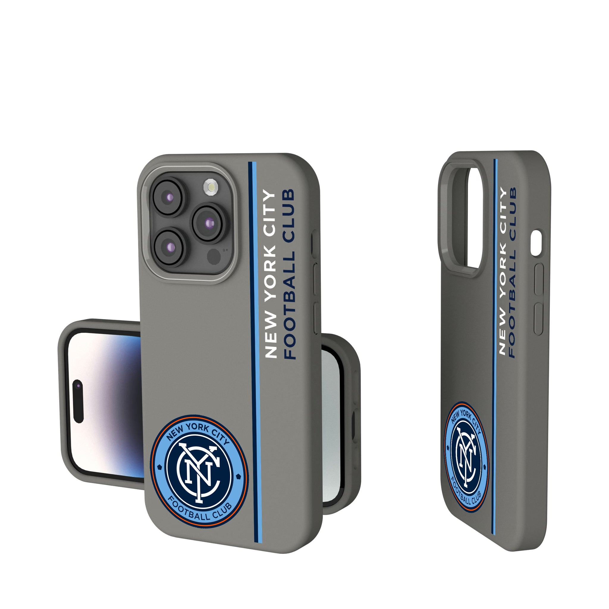 New York City FC Sidebar iPhone Soft Touch Phone Case for Apple iPhone