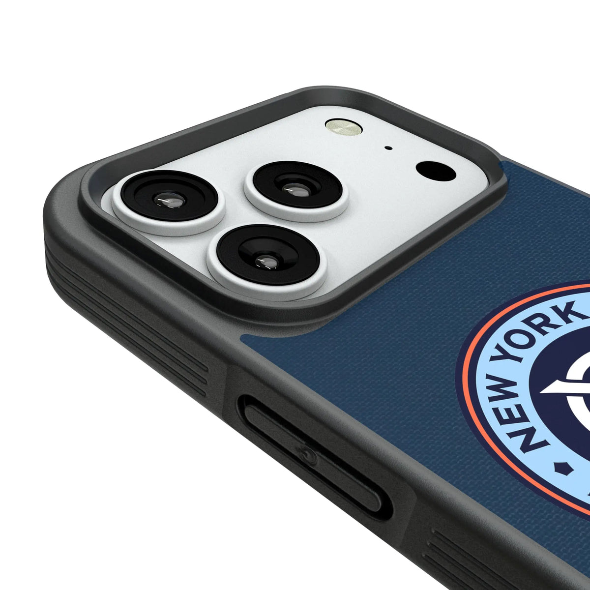New York City FC Stripe iPhone Bump Phone Case for Apple iPhone - Detail#Device_iPhone 18 Pro