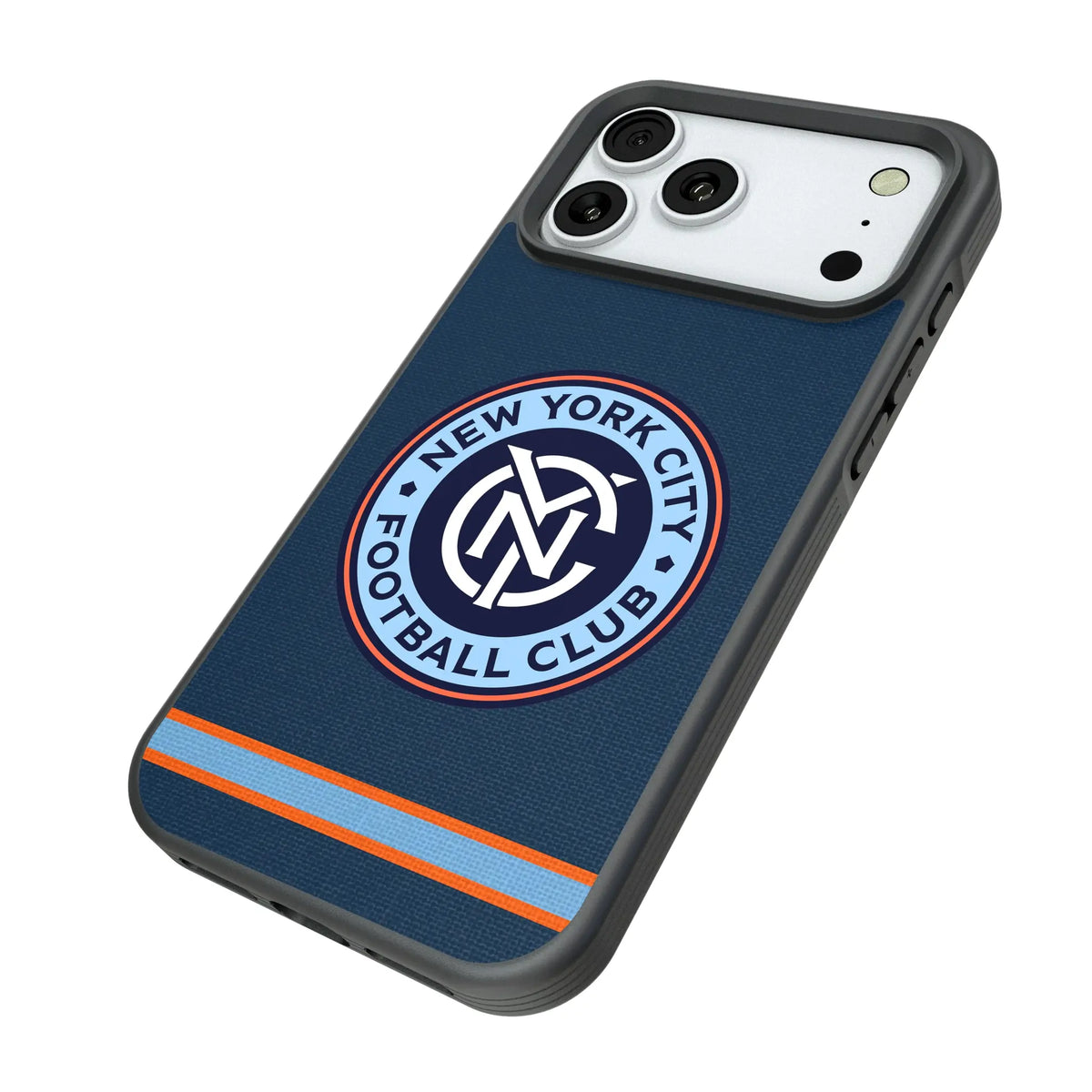 New York City FC Stripe iPhone Bump Phone Case for Apple iPhone - Isometric View#Device_iPhone 18 Pro Max