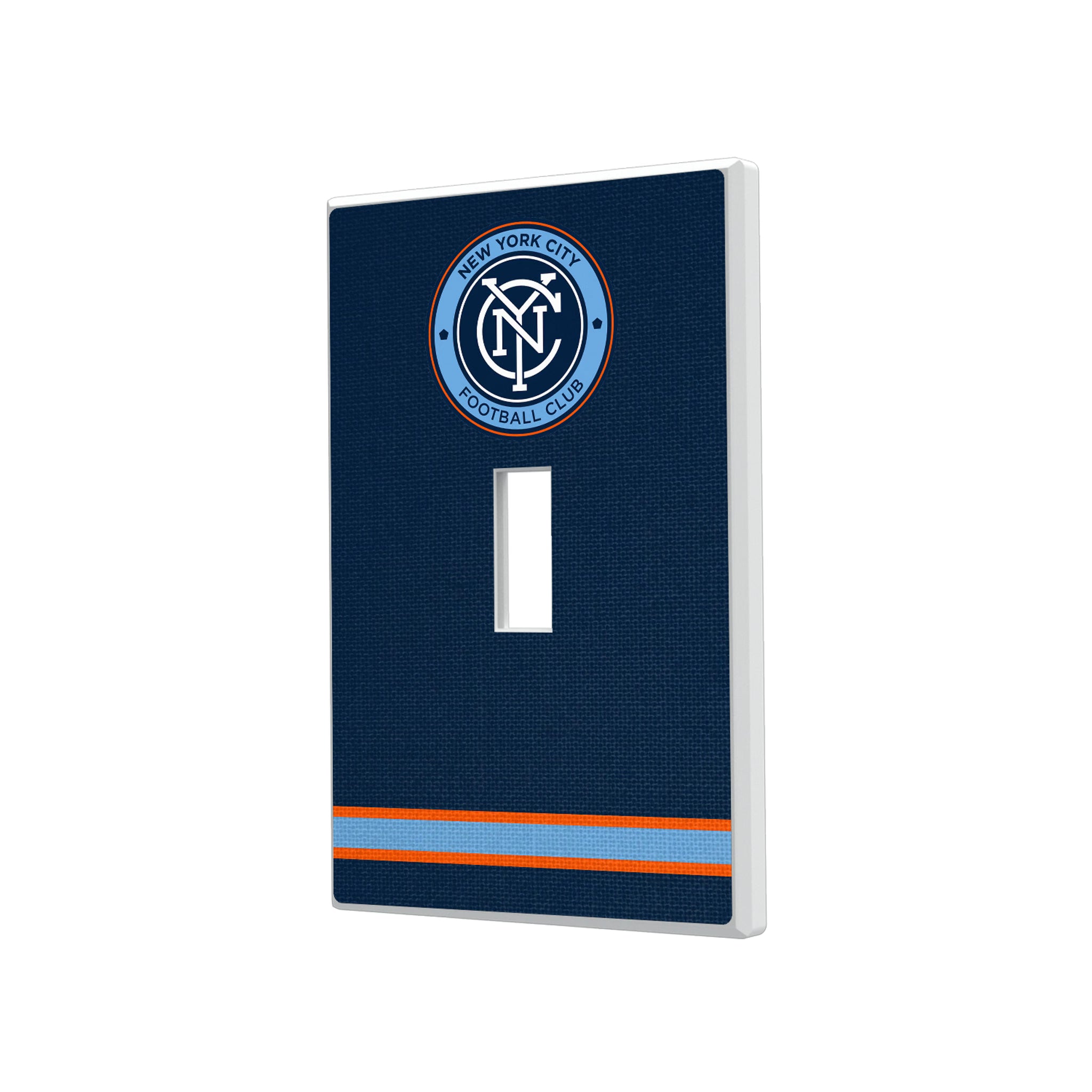New York City FC Stripe Hidden-Screw Light Switch Plate#Style_Single Toggle