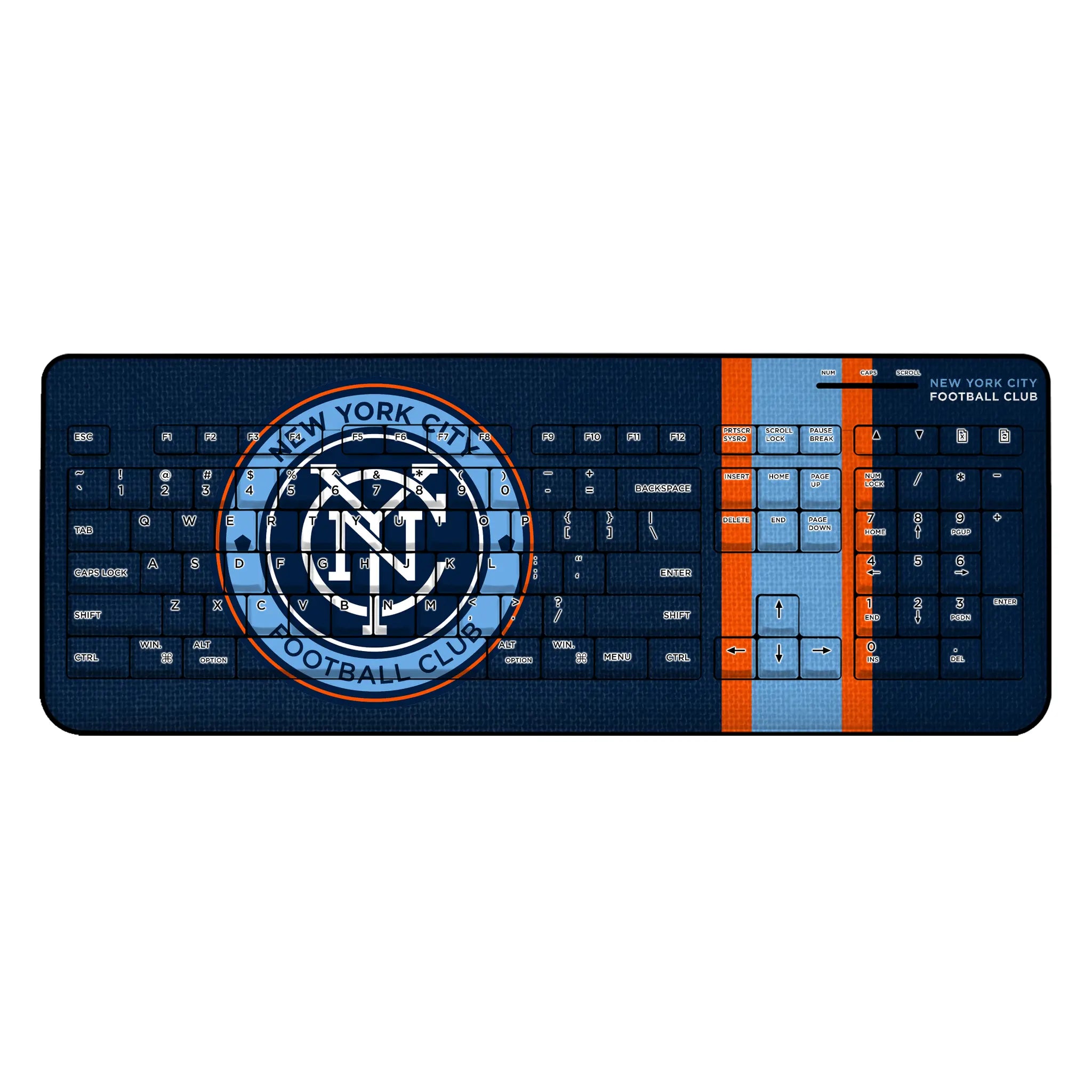 New York City FC Stripe Wireless USB Keyboard