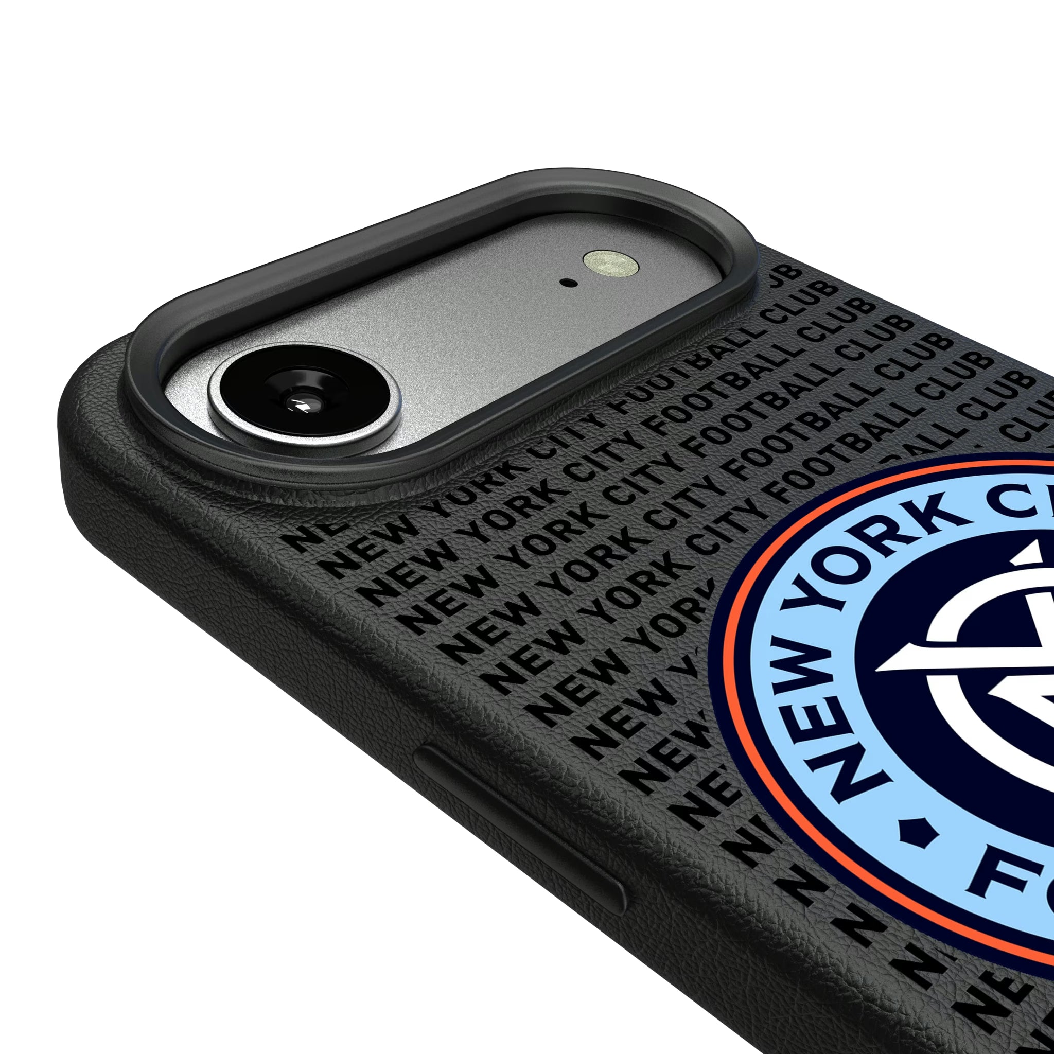 New York City FC Text Backdrop iPhone MagSafe Compatible Phone Case for Apple iPhone - Detail#Device_iPhone Air