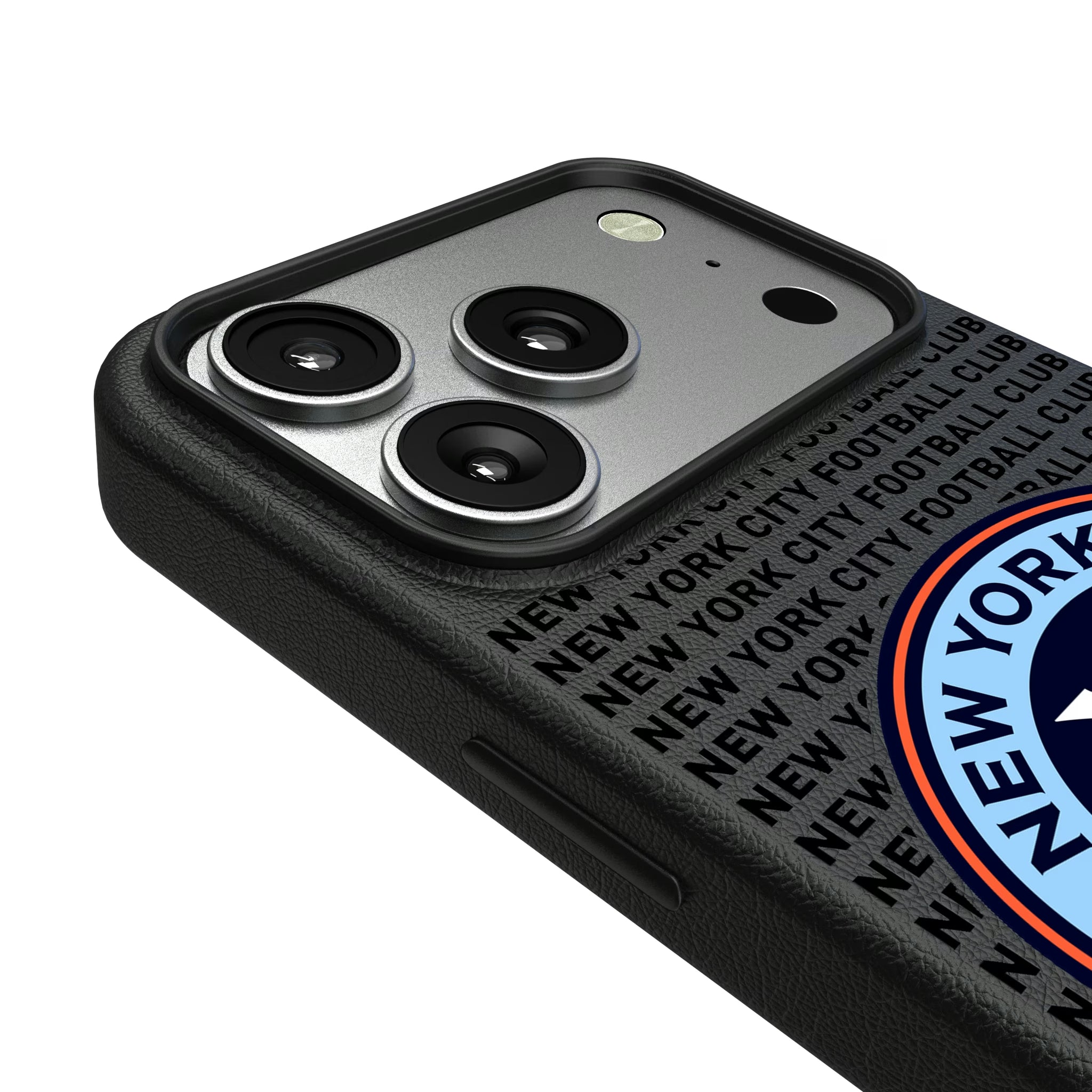 New York City FC Text Backdrop iPhone MagSafe Compatible Phone Case for Apple iPhone - Detail#Device_iPhone 17 Pro