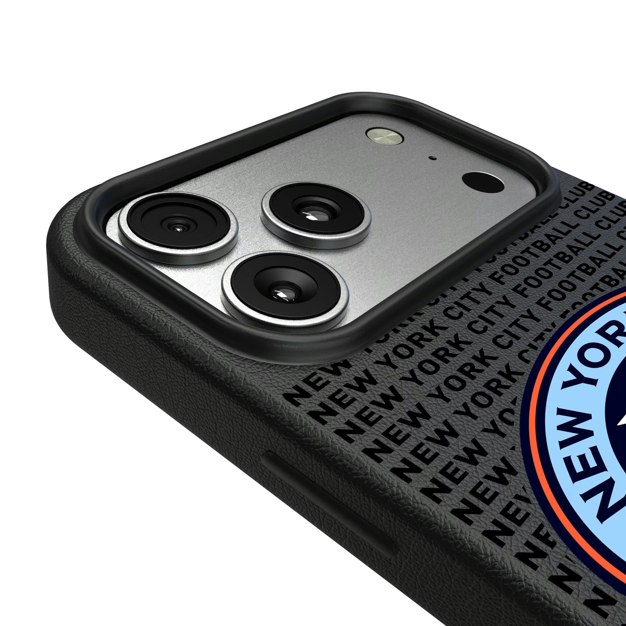 New York City FC Text Backdrop iPhone MagSafe Compatible Phone Case for Apple iPhone - Detail#Device_iPhone 17 Pro Max
