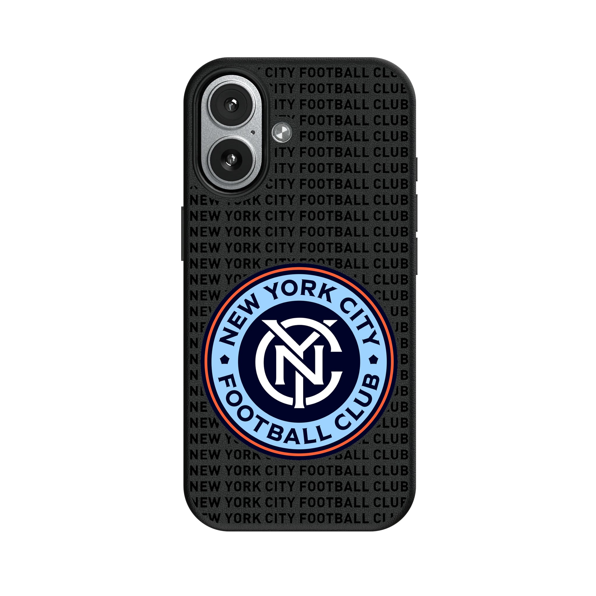 New York City FC Text Backdrop iPhone MagSafe Compatible Phone Case for Apple iPhone#Device_iPhone 17