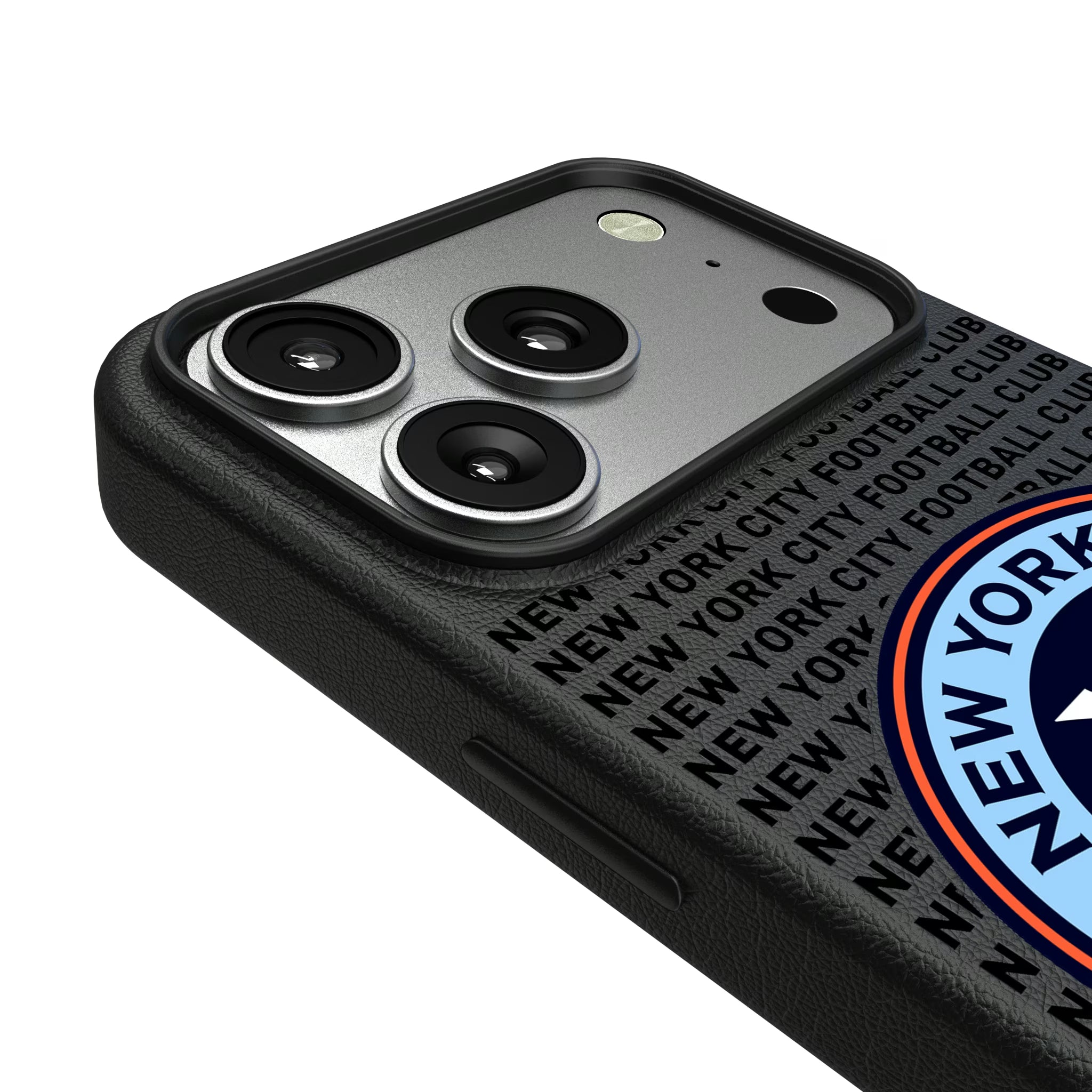 New York City FC Text Backdrop iPhone MagSafe Compatible Phone Case for Apple iPhone - Detail#Device_iPhone 17 Pro