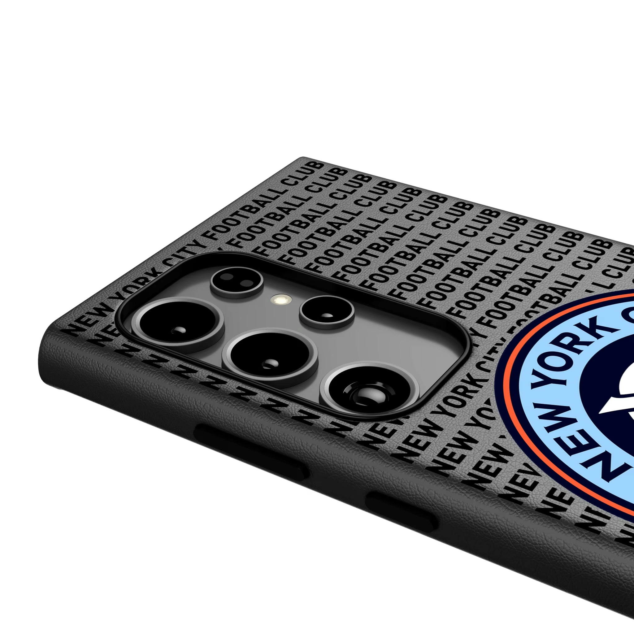 New York City FC Text Backdrop Galaxy MagSafe Compatible Phone Case for Samsung Galaxy - Detail