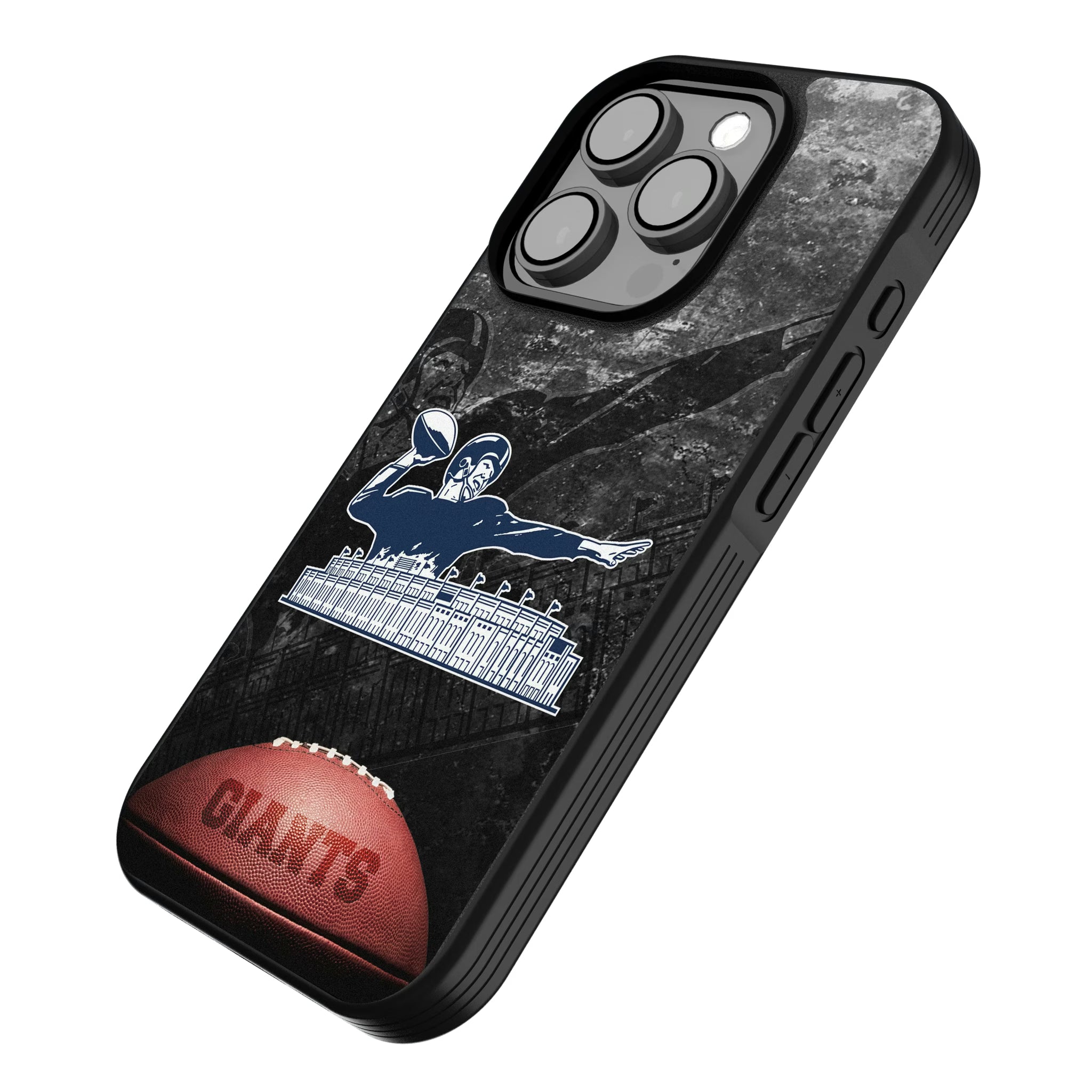 New York Giants 1960-1966 Historic Collection Legendary iPhone Bump Phone Case for Apple iPhone - Isometric View