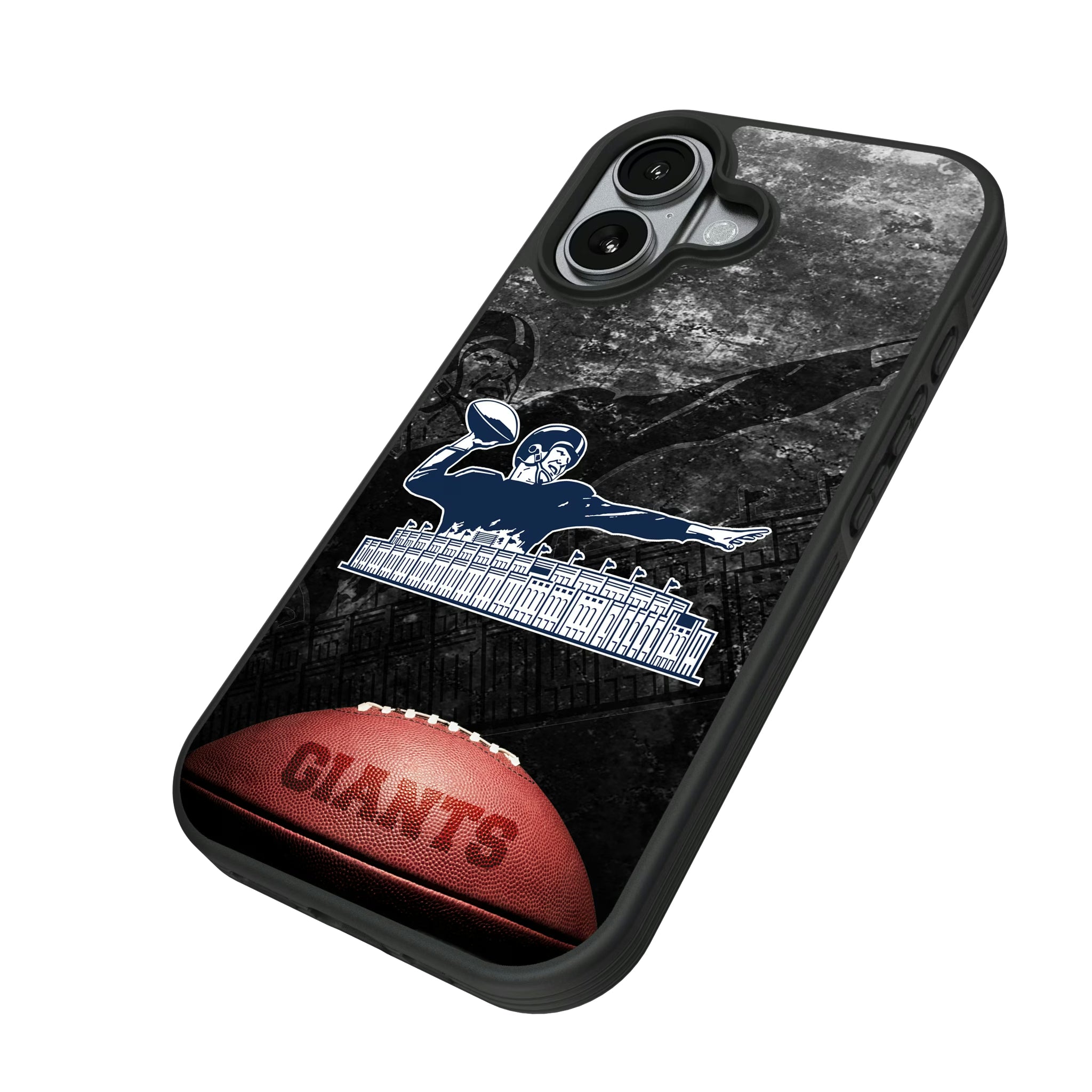 New York Giants 1960-1966 Historic Collection Legendary iPhone Bump Phone Case for Apple iPhone - Isometric View#Device_iPhone 17