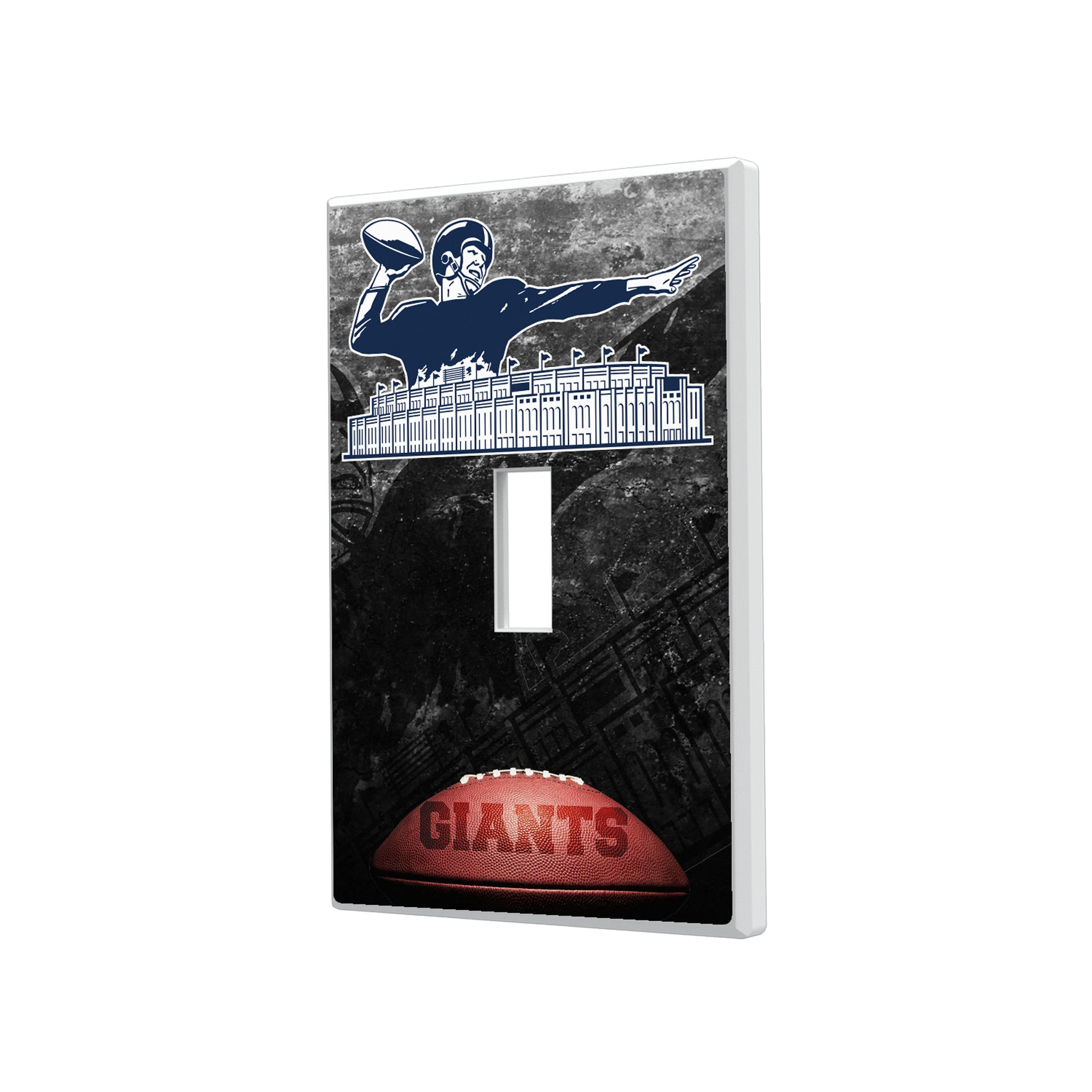 New York Giants 1960-1966 Historic Collection Legendary Hidden-Screw Light Switch Plate#Style_Single Toggle