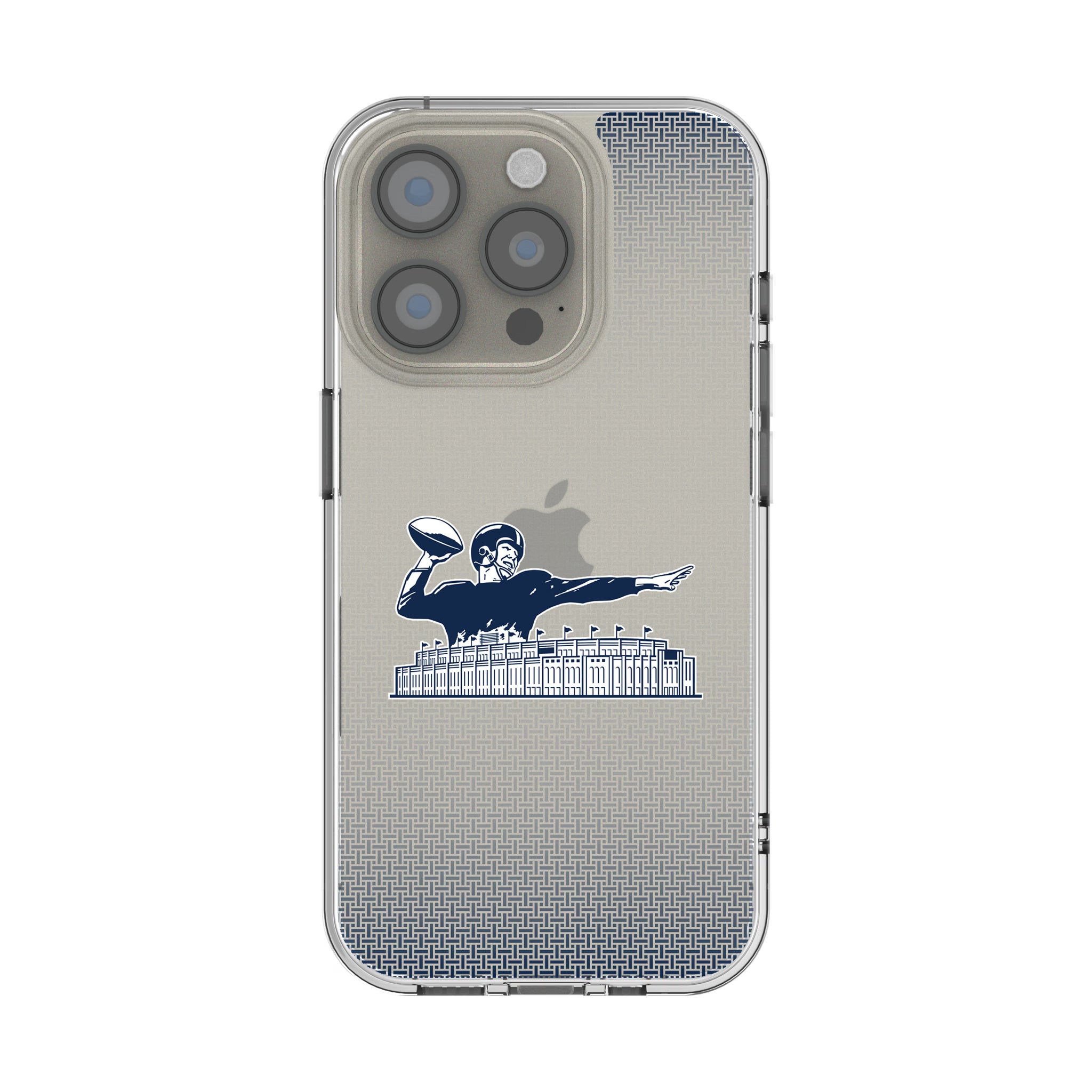 New York Giants 1960-1966 Historic Collection Linen iPhone Clear Phone Case for Apple iPhone