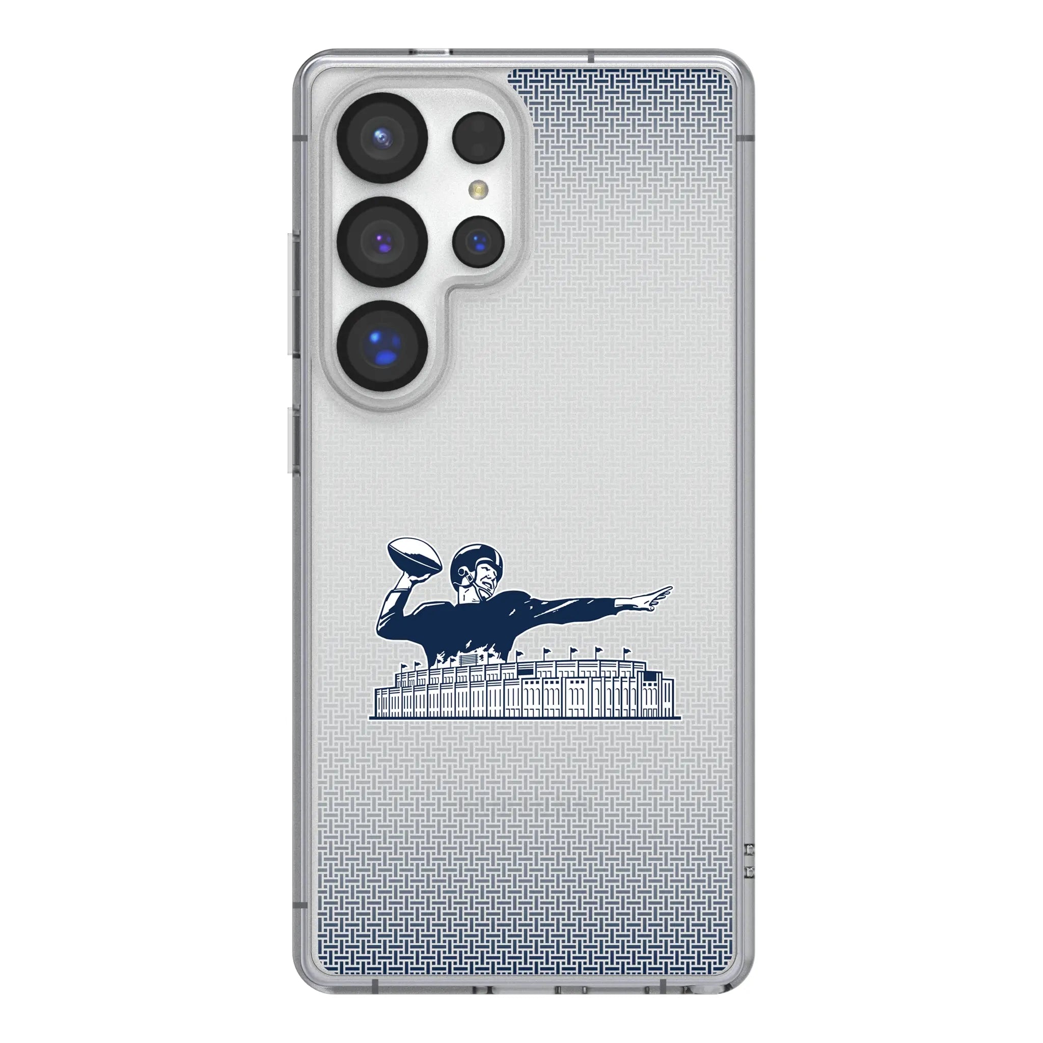 New York Giants 1960-1966 Historic Collection Linen Galaxy Clear Phone Case for Samsung Galaxy#Device_Galaxy S25 Ultra