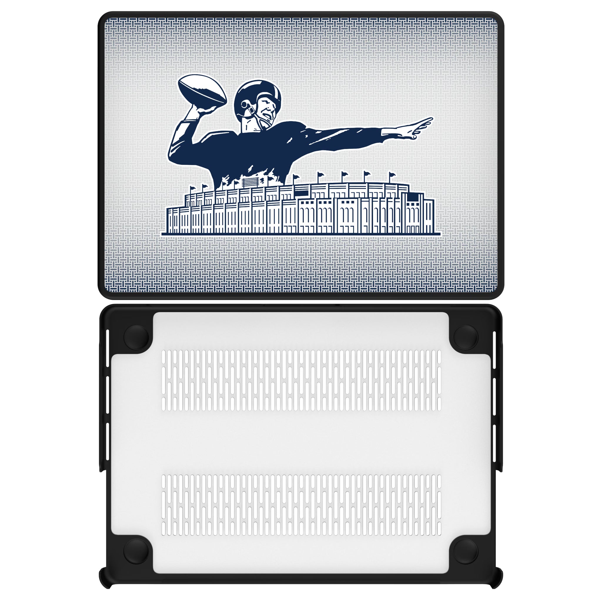 New York Giants 1960-1966 Historic Collection Linen MacBook Laptop Case for Apple MacBook#Device_MacBook Pro (14-inch, 2021) / MacBook Pro (14-inch, 2023) / MacBook Pro (14-inch, 2024)