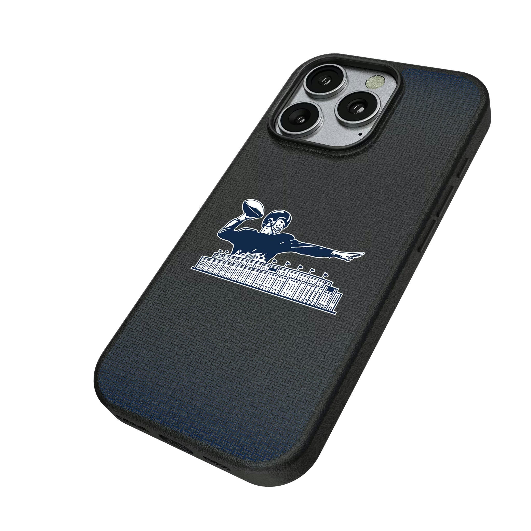 New York Giants 1960-1966 Historic Collection Linen iPhone MagSafe Compatible Phone Case for Apple iPhone - Isometric View