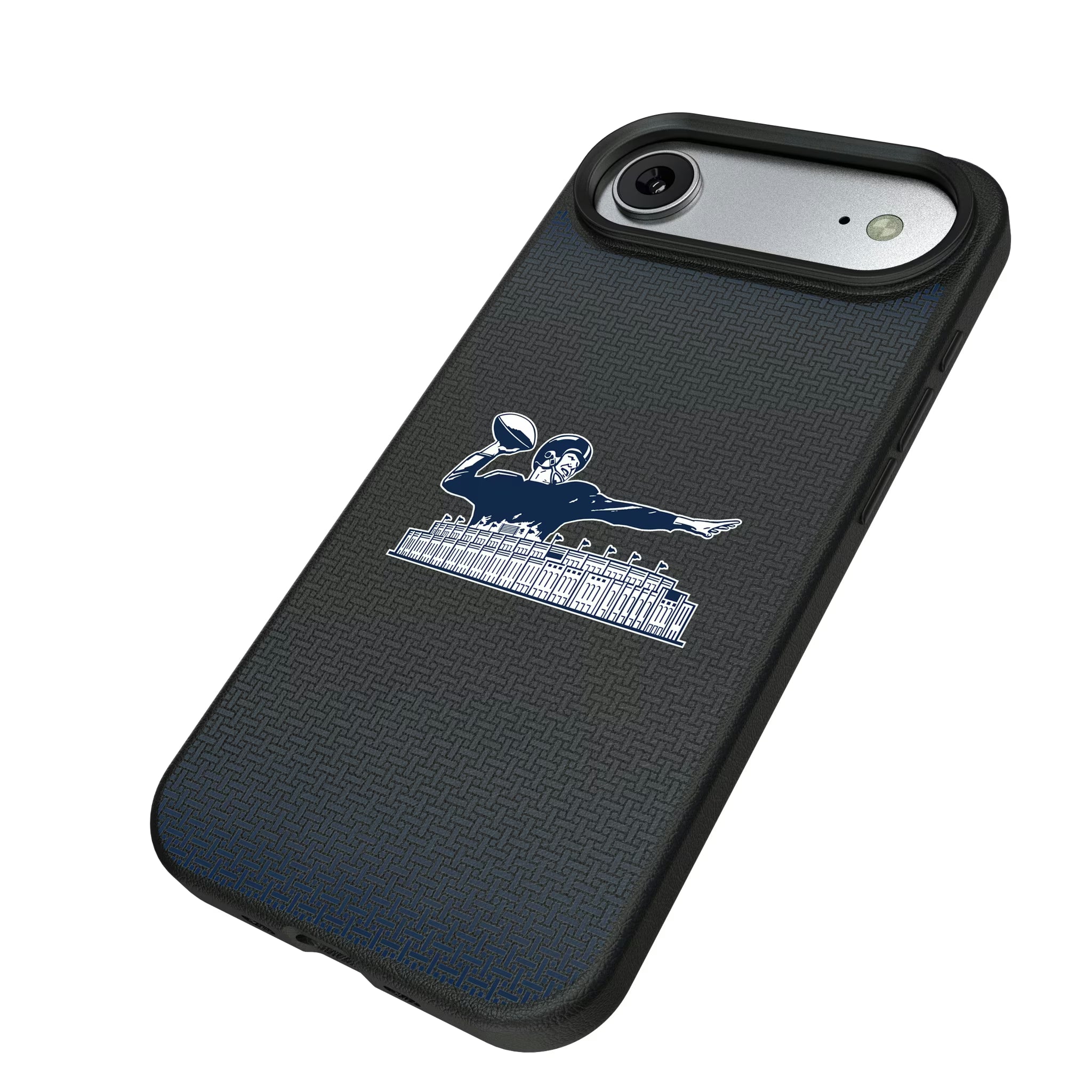 New York Giants 1960-1966 Historic Collection Linen iPhone MagSafe Compatible Phone Case for Apple iPhone - Isometric View#Device_iPhone Air